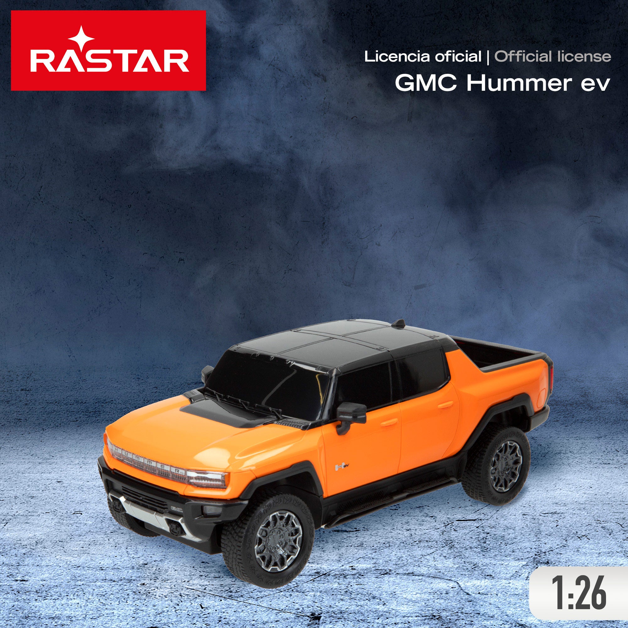 RASTAR Carro Telecomandado Hummer EV 1:26