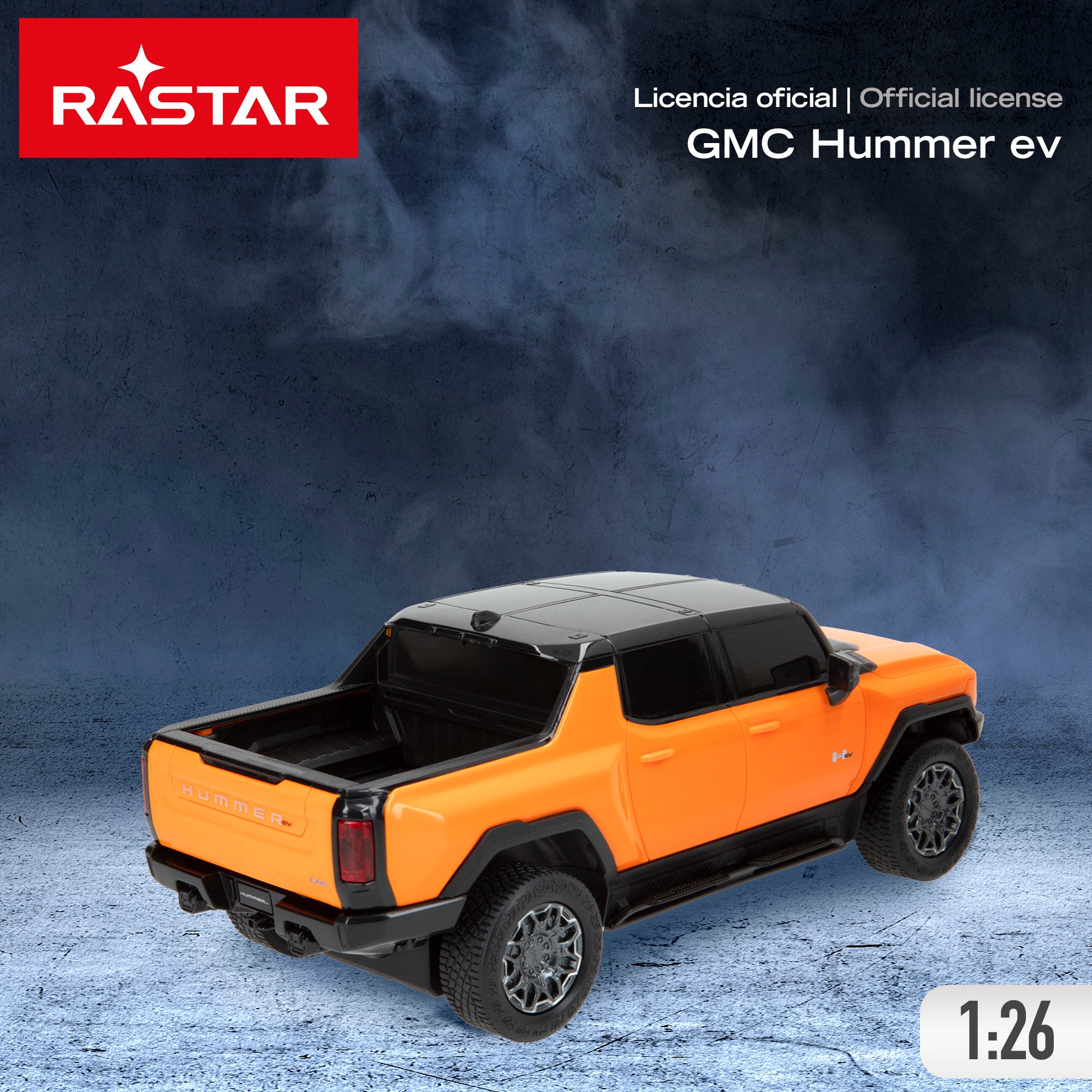 RASTAR Carro Telecomandado Hummer EV 1:26
