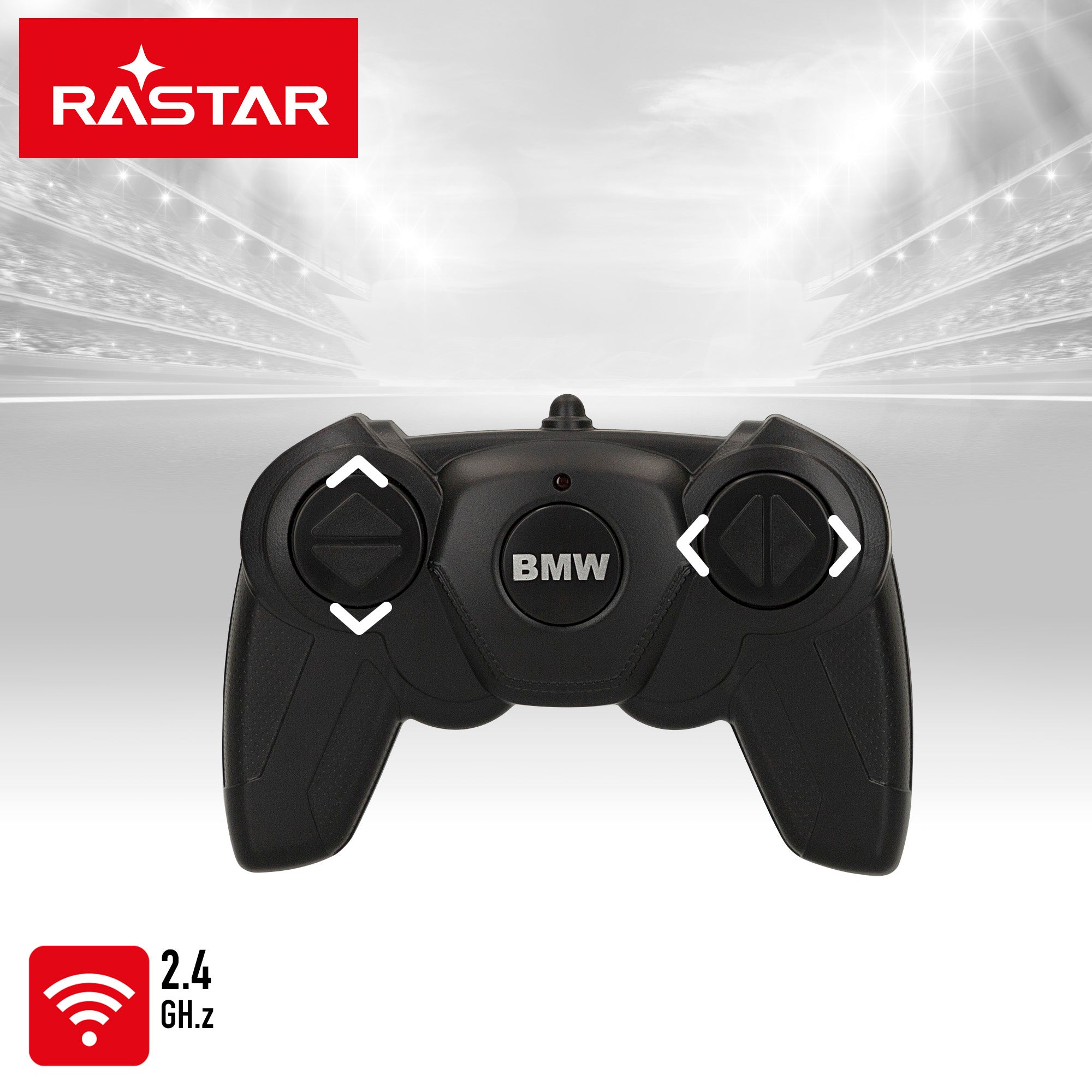 RASTAR BMW M4 CSL 1:16 com comando e luzes.