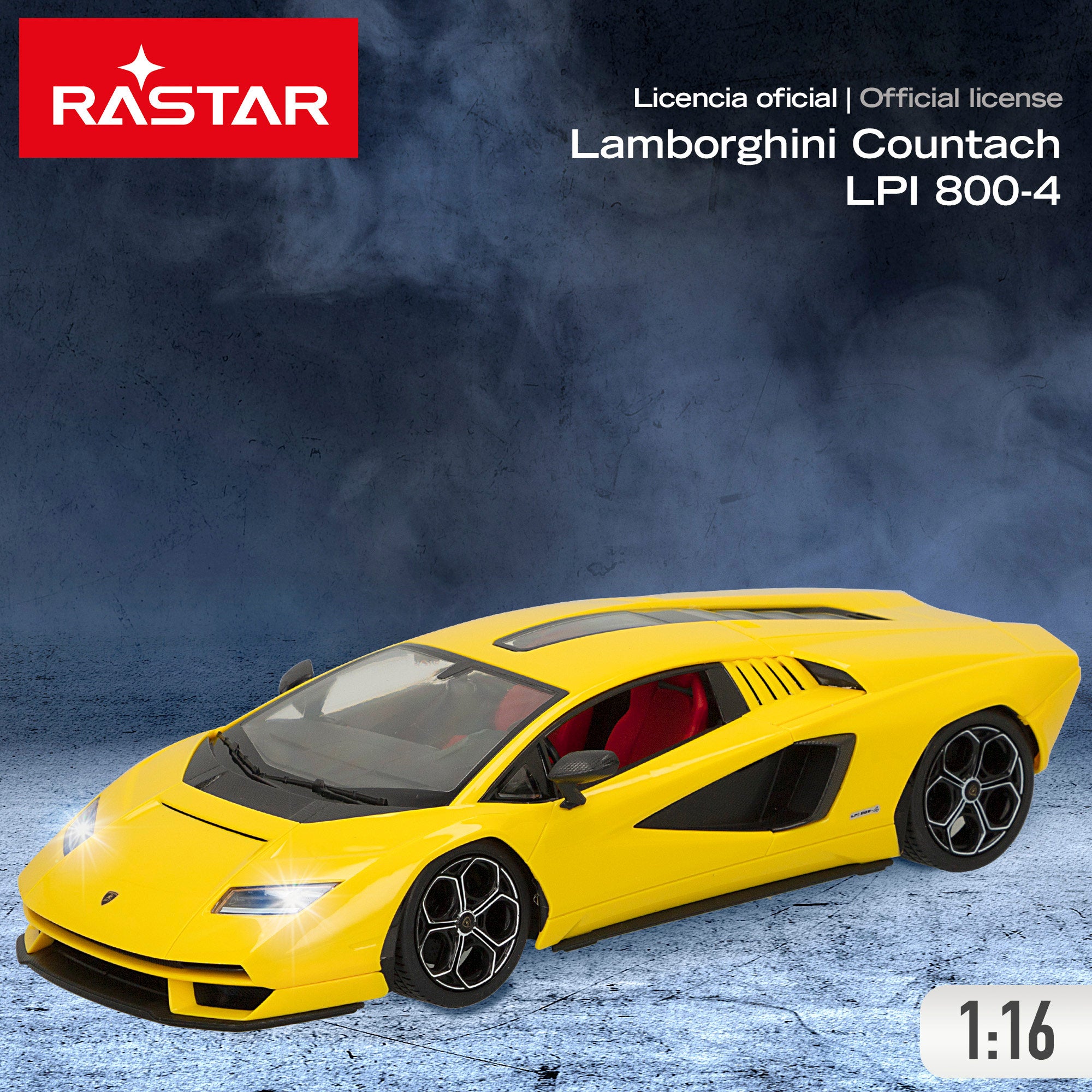 RASTAR Lamborghini Countach LPI 800-4 1:16 Carro Telecomandado com Luzes