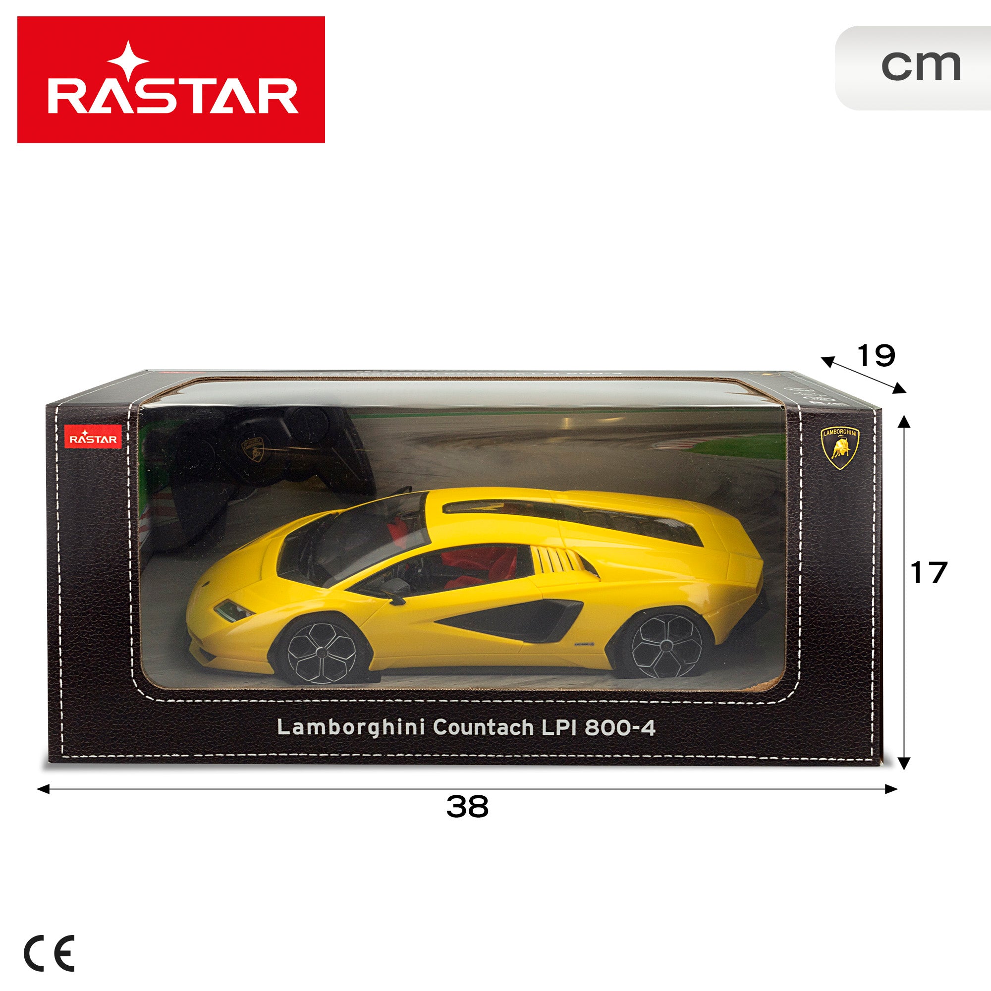 RASTAR Lamborghini Countach LPI 800-4 1:16 Carro Telecomandado com Luzes