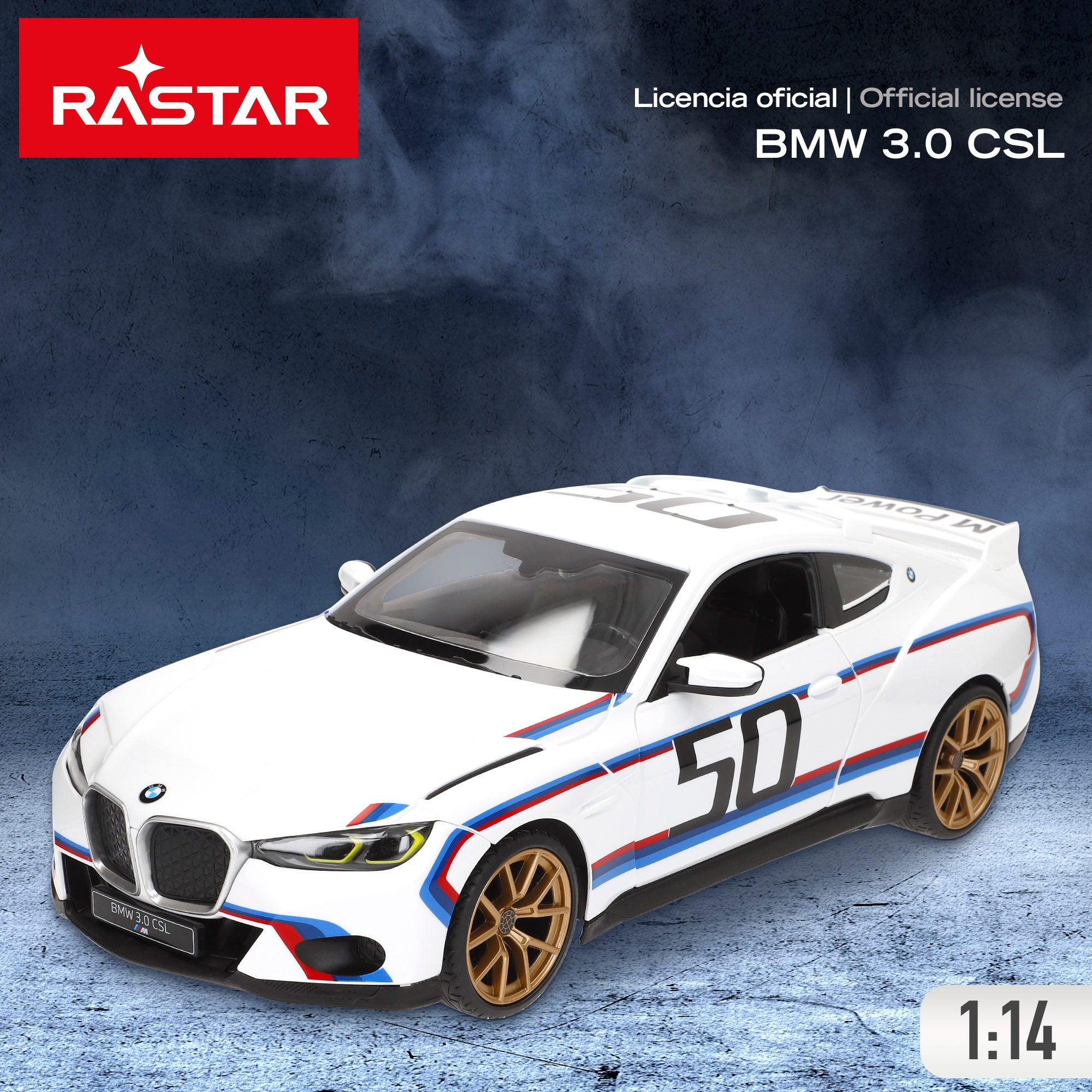 RASTAR Carro Telecomandado BMW 3.0 CSL 1:14
