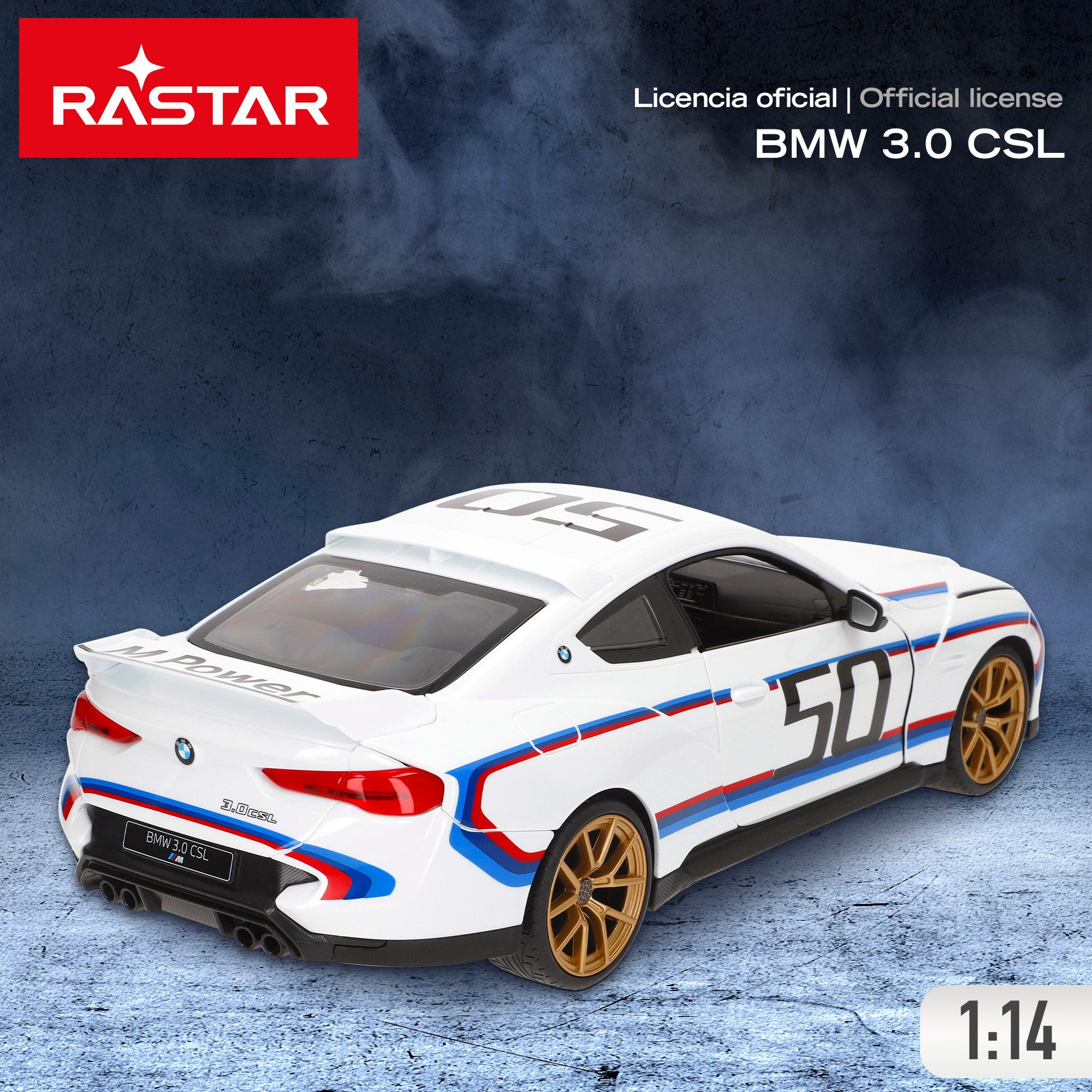 RASTAR Carro Telecomandado BMW 3.0 CSL 1:14