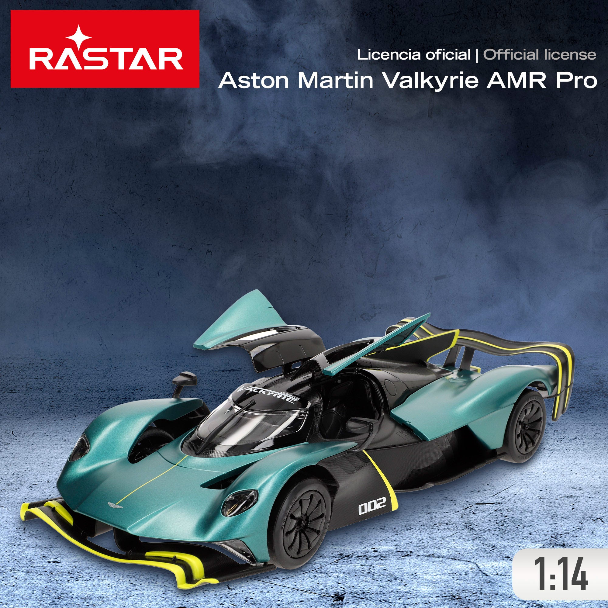 RASTAR Aston Martin Valkyrie AMR Pro Carro Telecomandado com Luzes 1:14