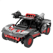 Modelo de carro RASTAR para montar Dakar '24 Audi RS Q e-tron (Sainz) 1:14