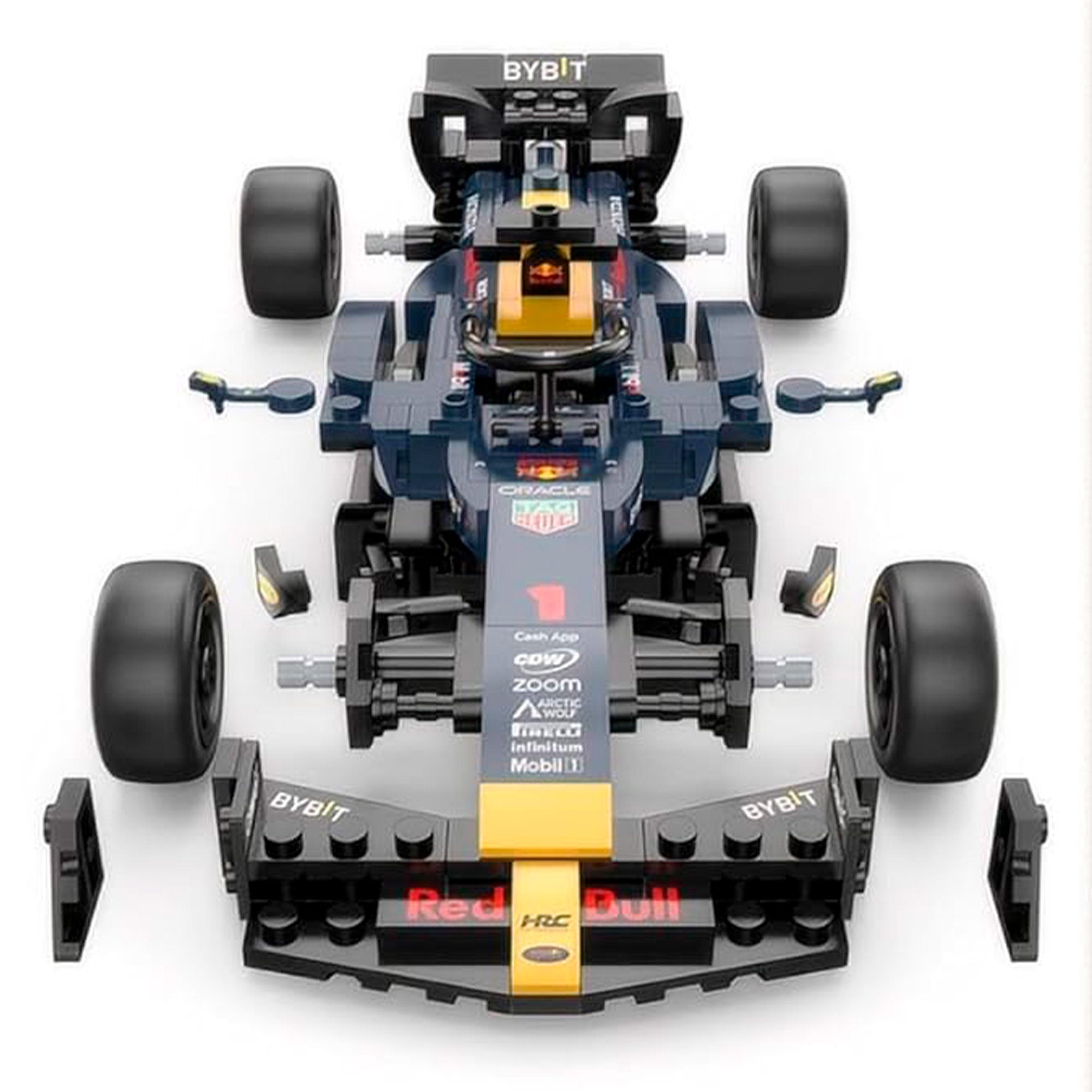 Kit de modelo RASTAR para o carro de Fórmula 1 2023 Red Bull RB19 Verstappen à escala 1:24.