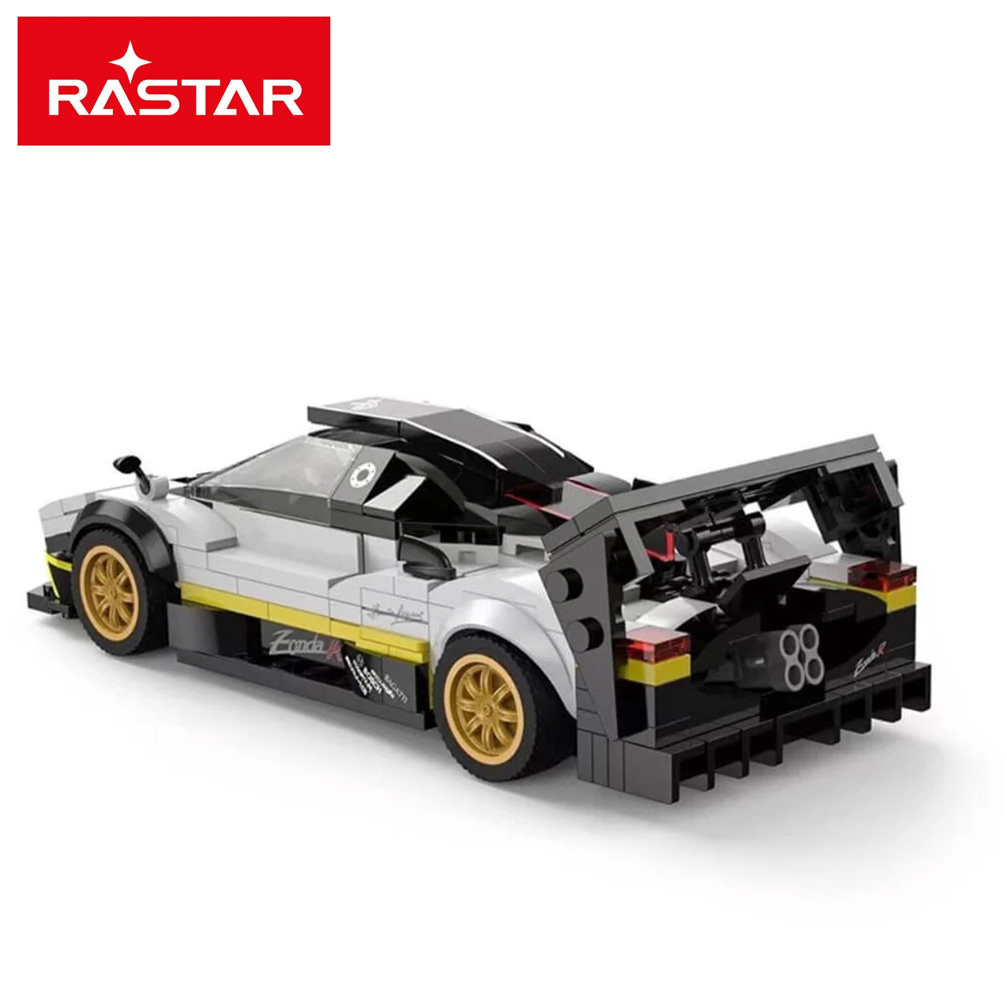 Kit automóvel modelo RASTAR Pagani Zonda R 387 peças à escala 1:28