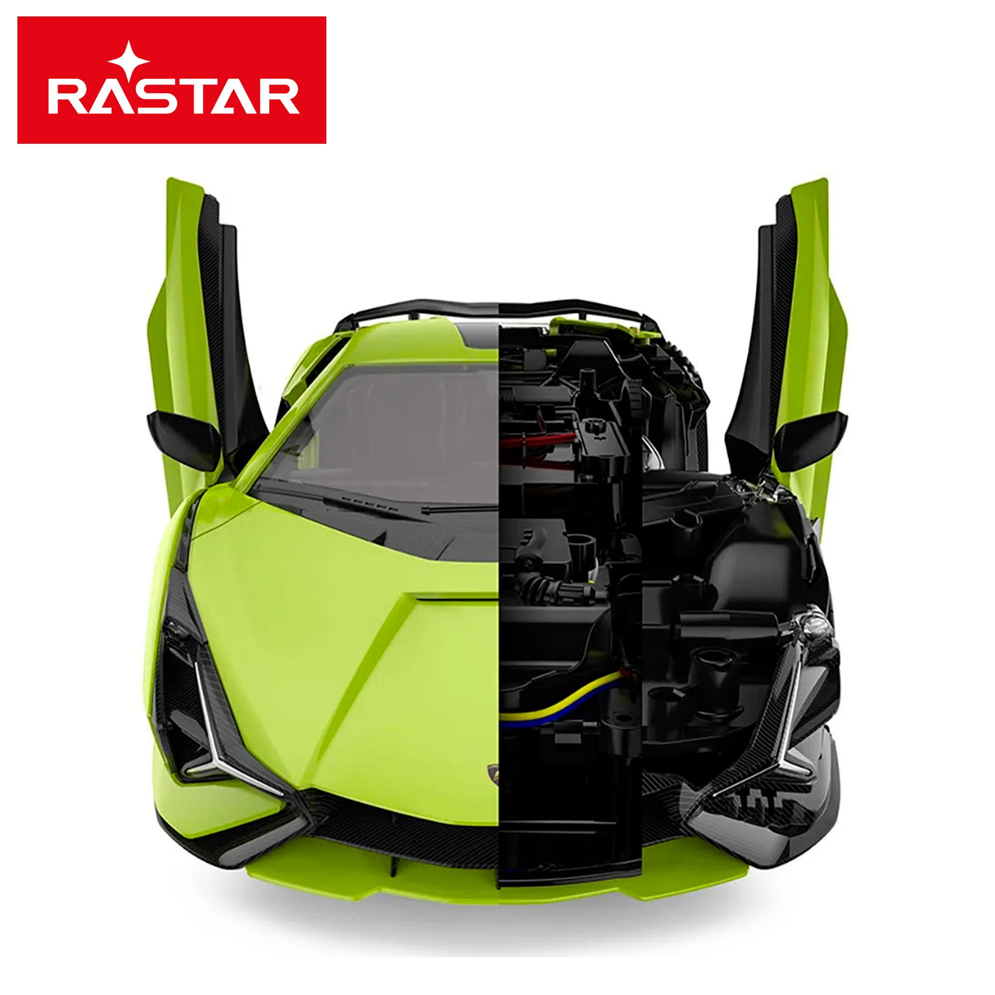 RASTAR Carro telecomandado e modelo para montar Lamborghini Sián 1:18