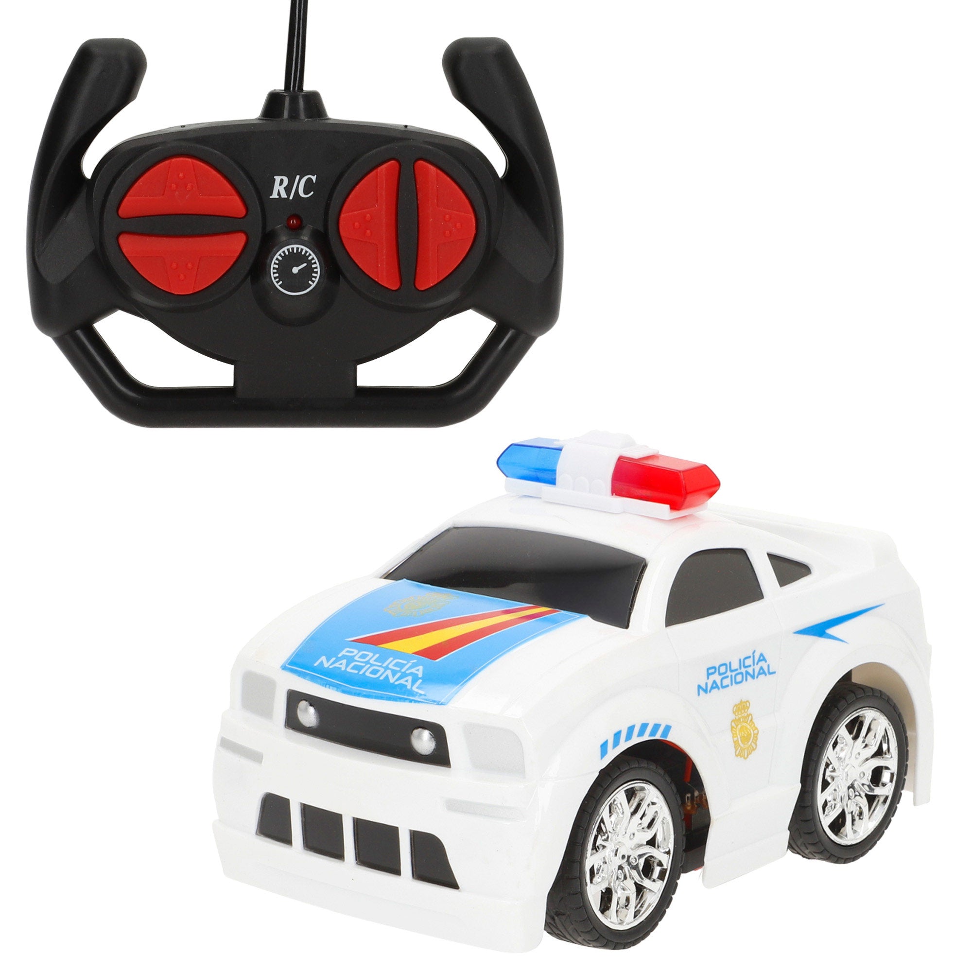 Carro telecomandado da Polícia Nacional 1:24 Speed&amp; Go