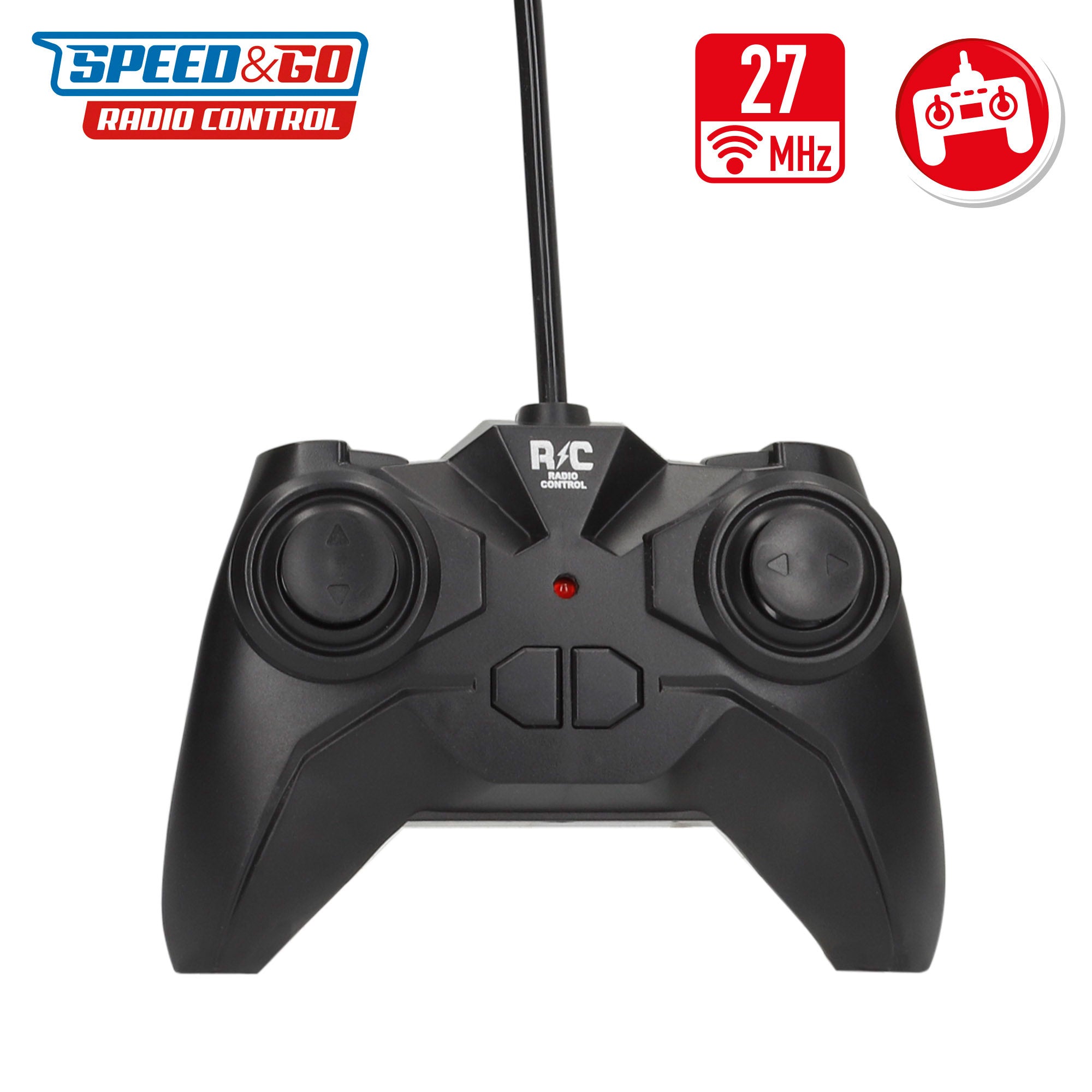 Carro telecomandado Xtreme Sports com luzes, escala 1:18, velocidade máxima.