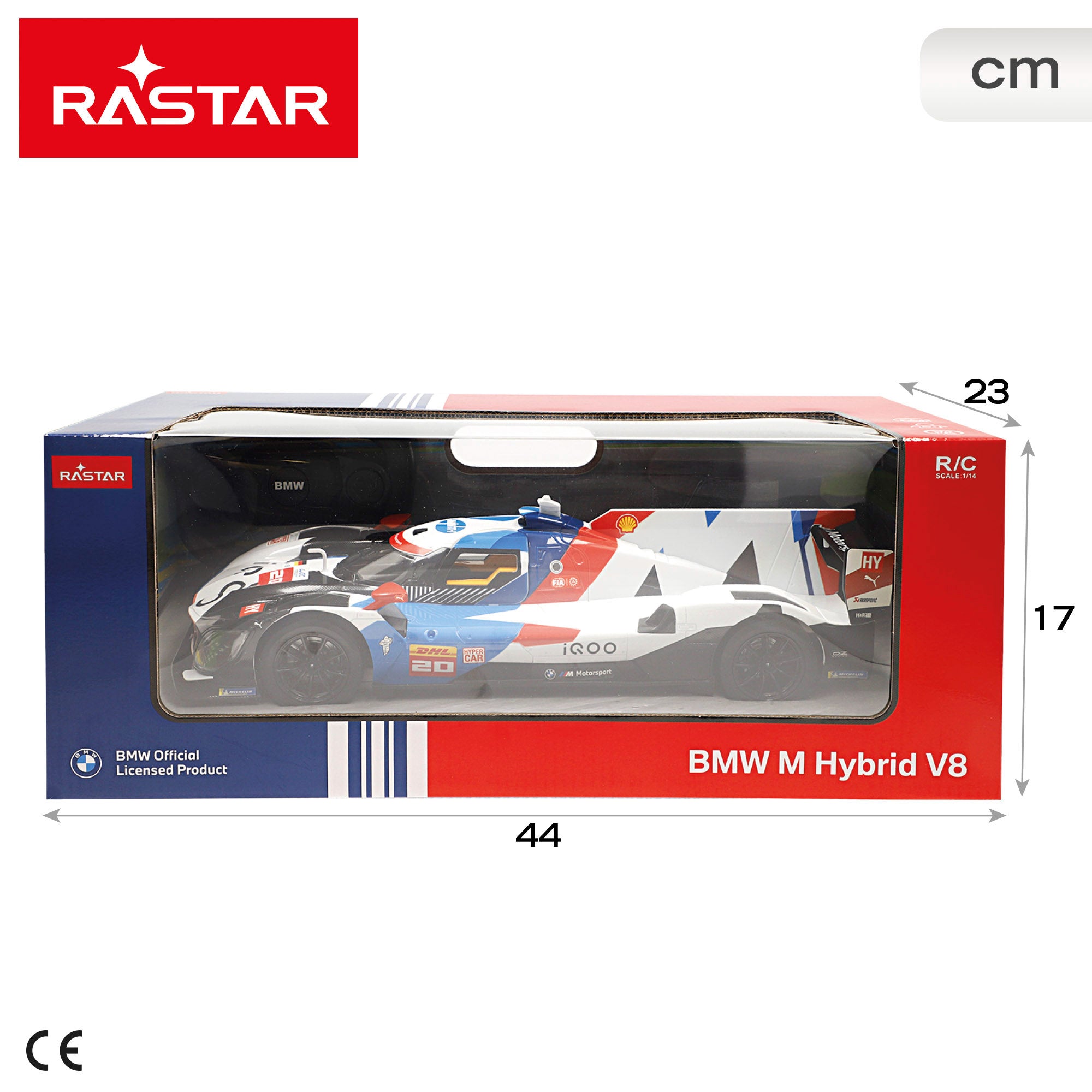RASTAR BMW M Hybrid V8 Carro Telecomandado 1:14