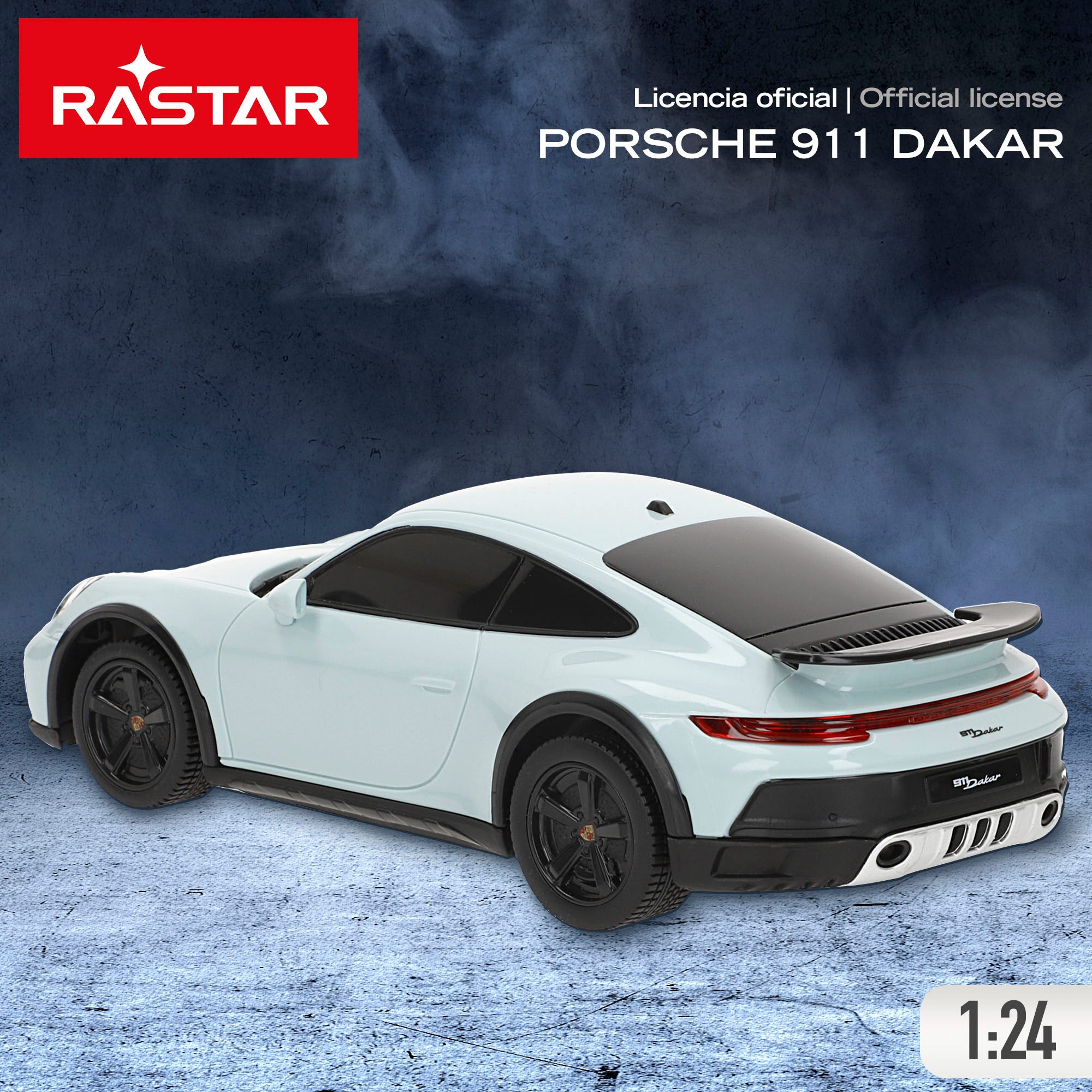 Carro telecomandado RASTAR Porsche 911 Dakar 1:24