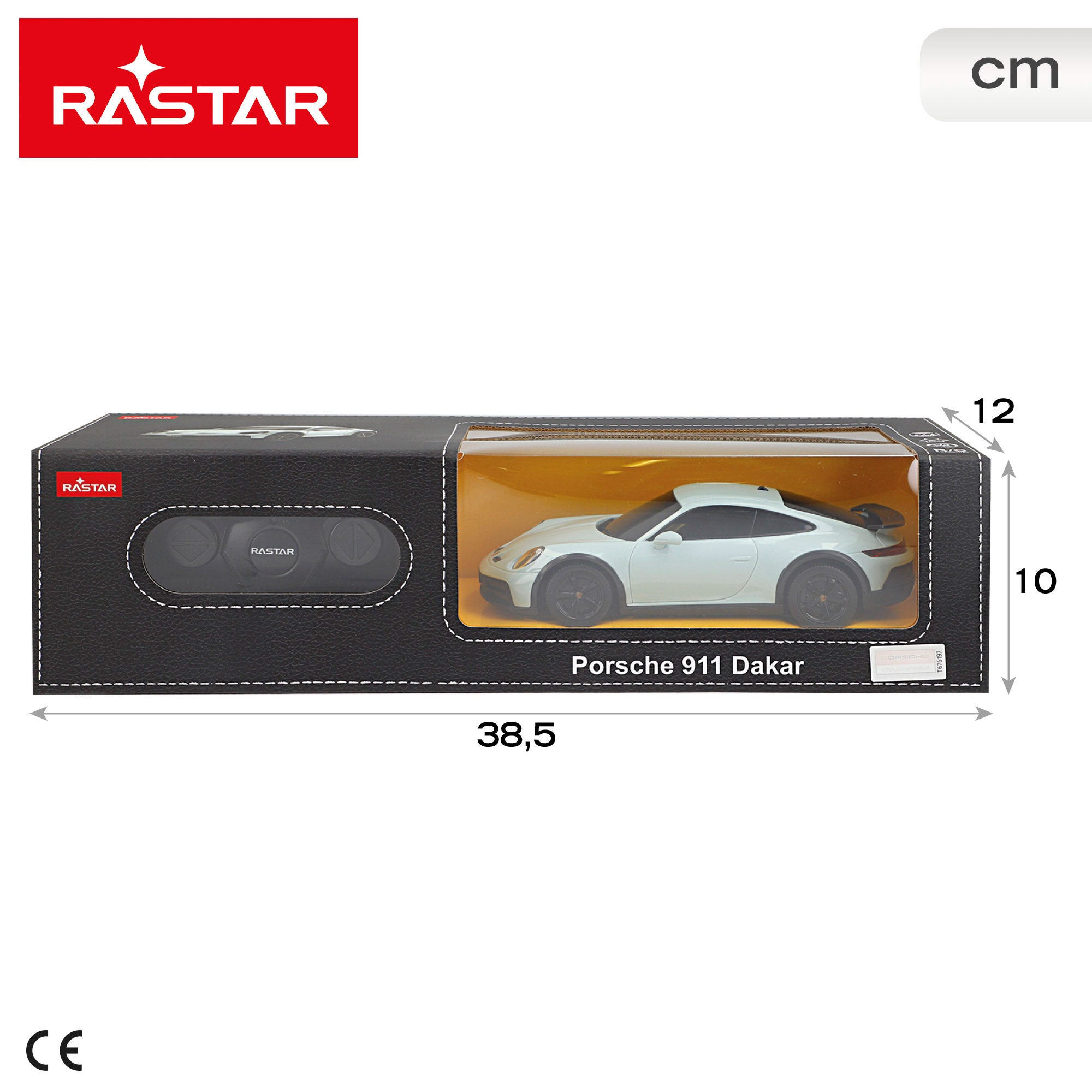 Carro telecomandado RASTAR Porsche 911 Dakar 1:24