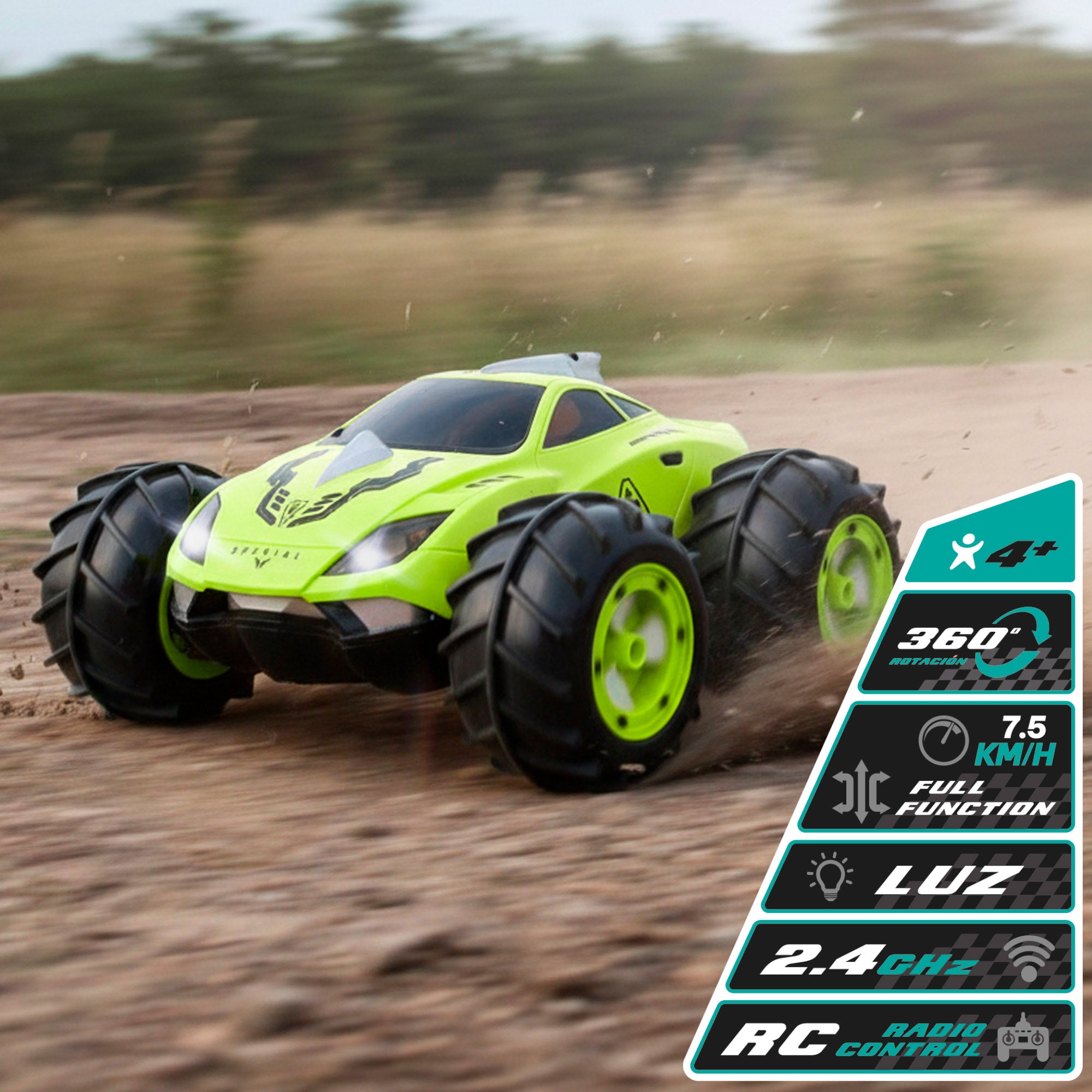 Carro telecomandado Speed ​​​​&amp; Go Amphibious Nitro