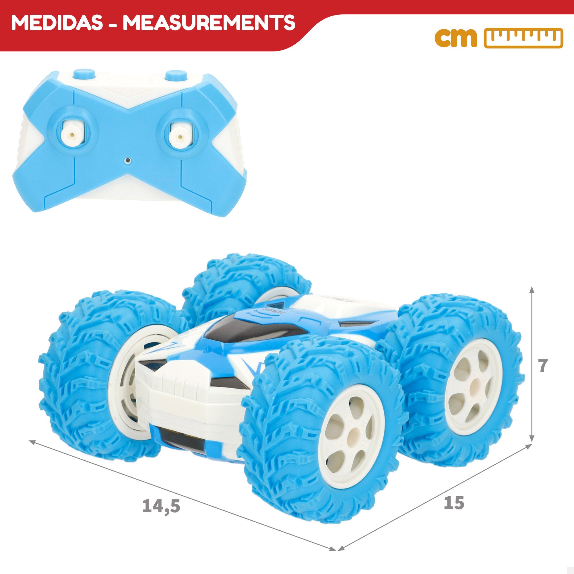 Carro telecomandado Speed ​​​​&amp; Go com rotação de 360°