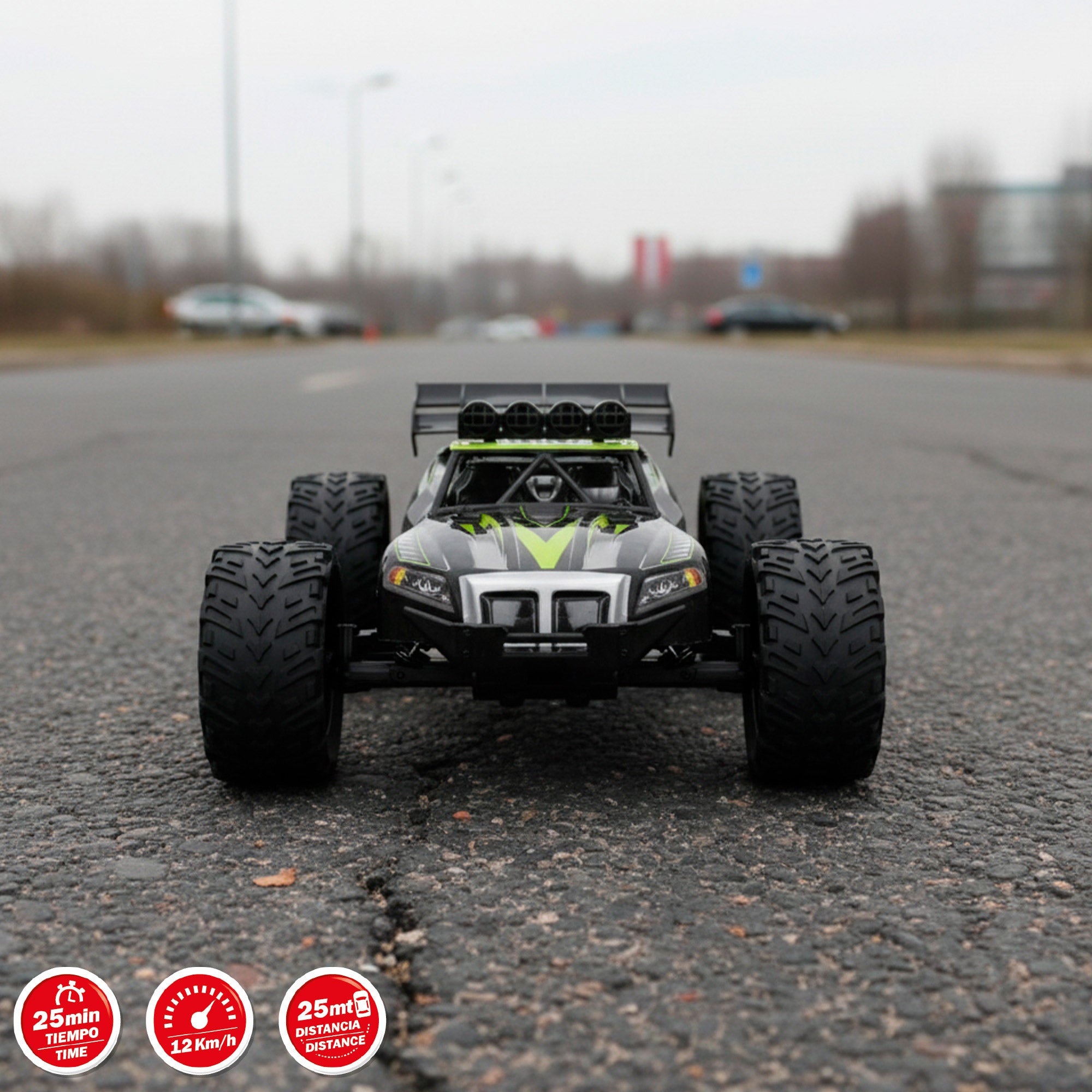 Buggy Off-Road Speed&amp; Go com Comando à Escala 1:14