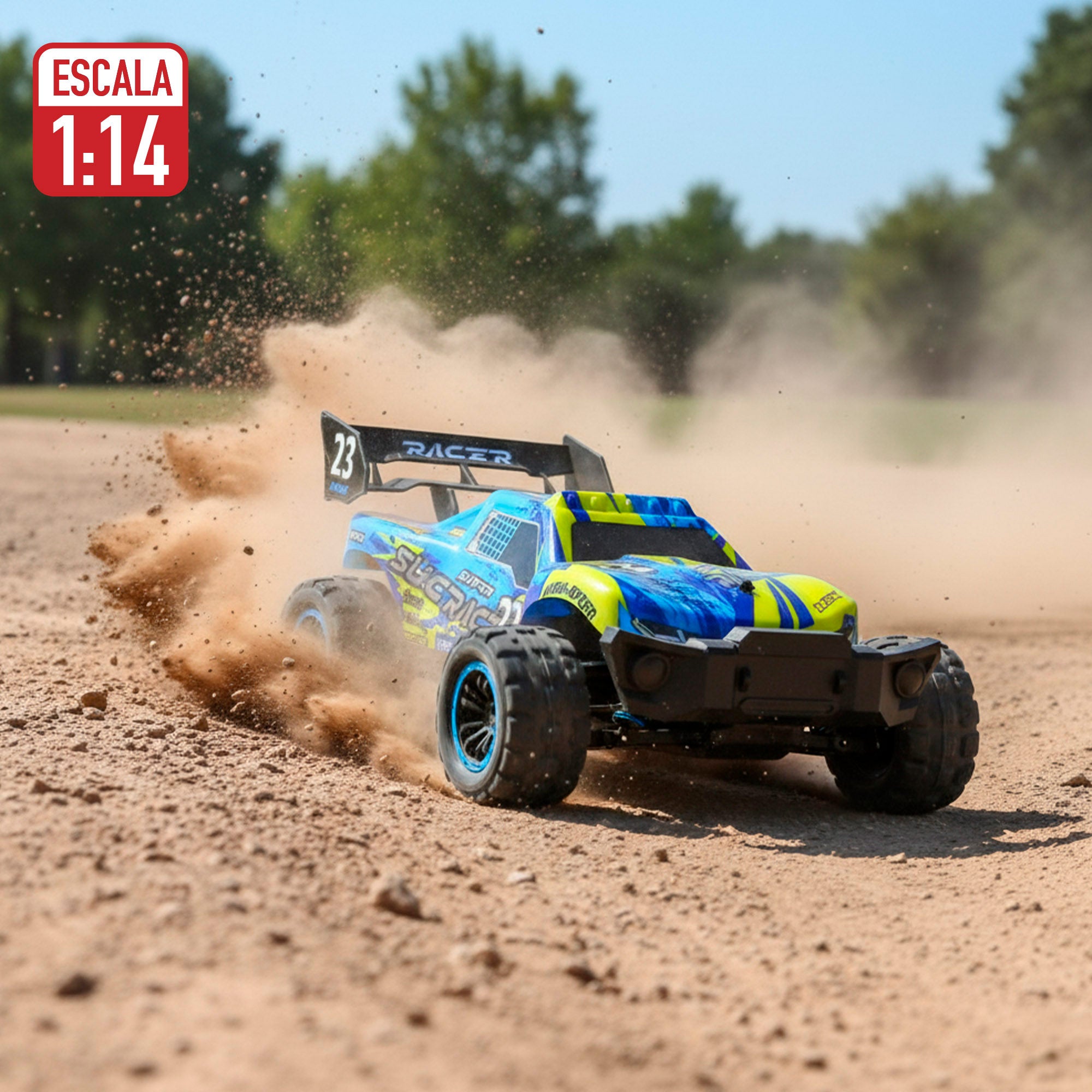 Nitro 1:14 Speed ​​​​&amp; Go Carro Off-Road com Comando