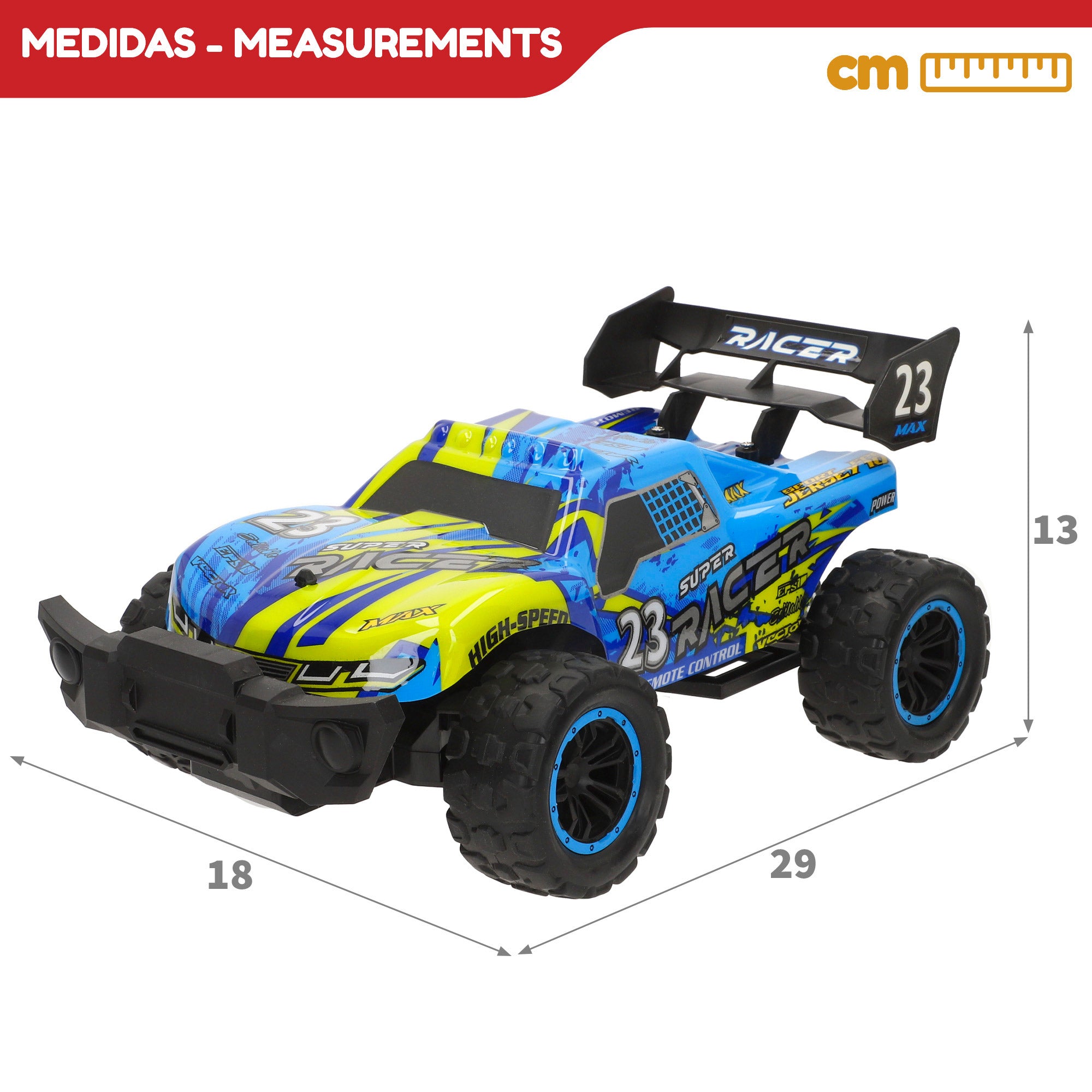 Nitro 1:14 Speed ​​​​&amp; Go Carro Off-Road com Comando