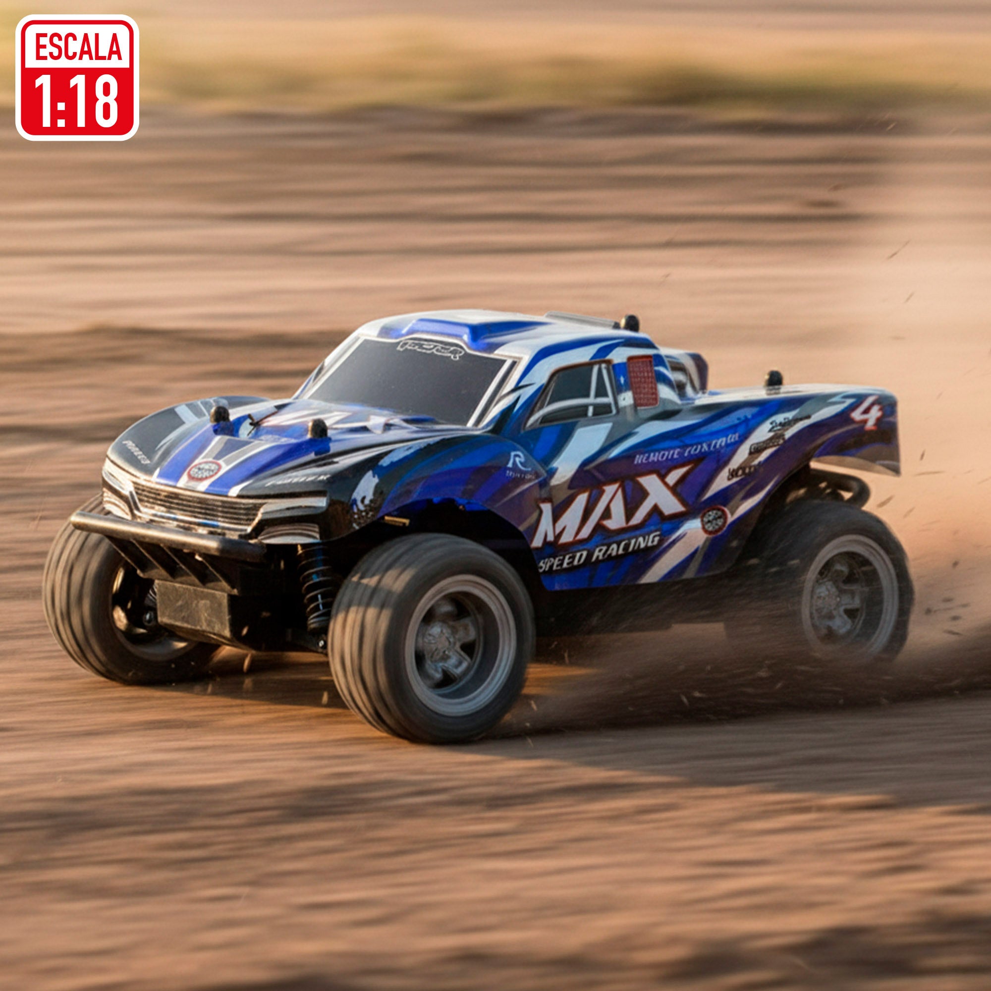 Carro de rádio controlo Speed ​​​​&amp; Go à escala 1:18