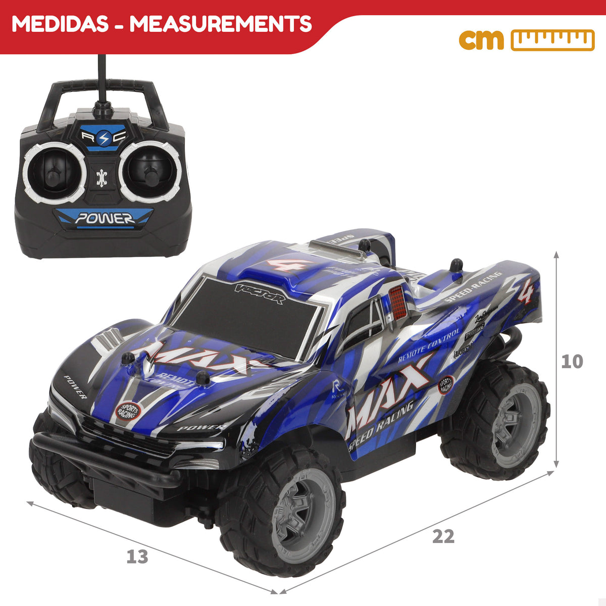 Carro telecomandado 1:18 Speed&Go