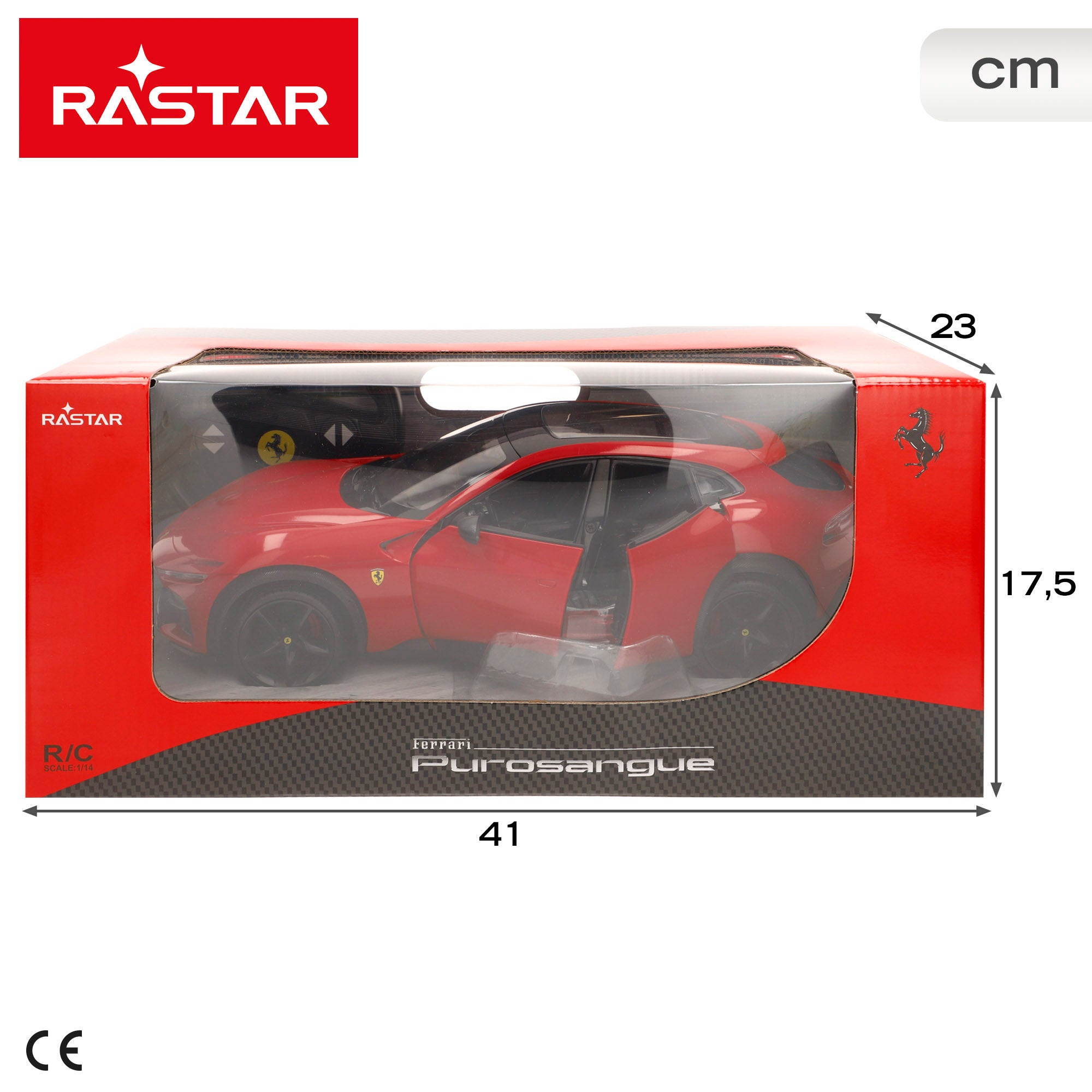 Carro telecomandado RASTAR Ferrari Purosangue 1:14