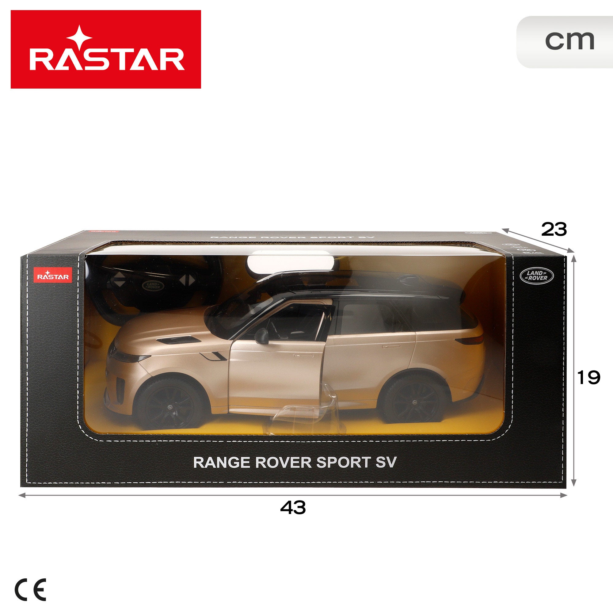 RASTAR Range Rover Sport SV 1:14 Carro Telecomandado com Portas que Abrem