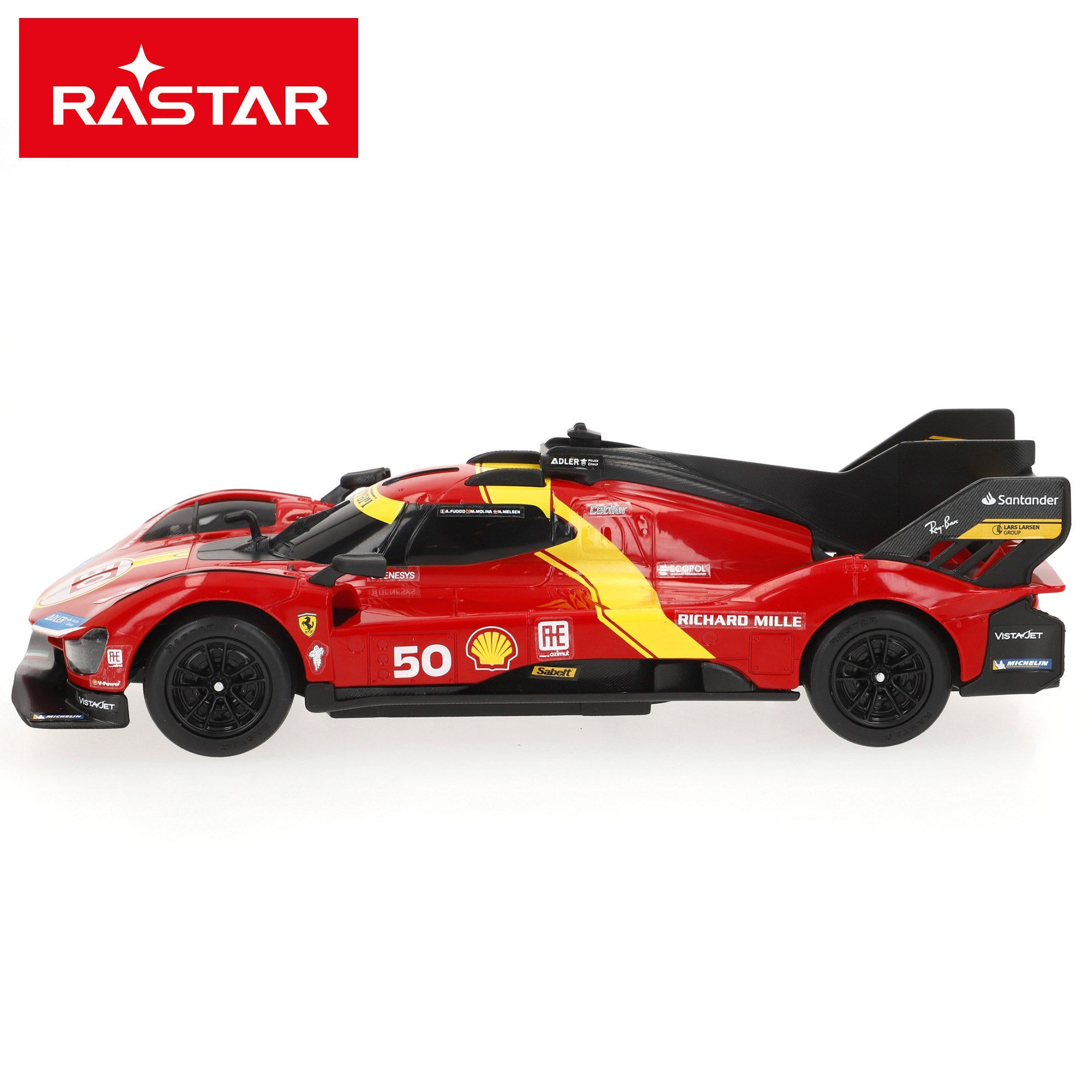 RASTAR Carro Telecomandado Ferrari 499P 50 Le Mans Hypercar 1:24