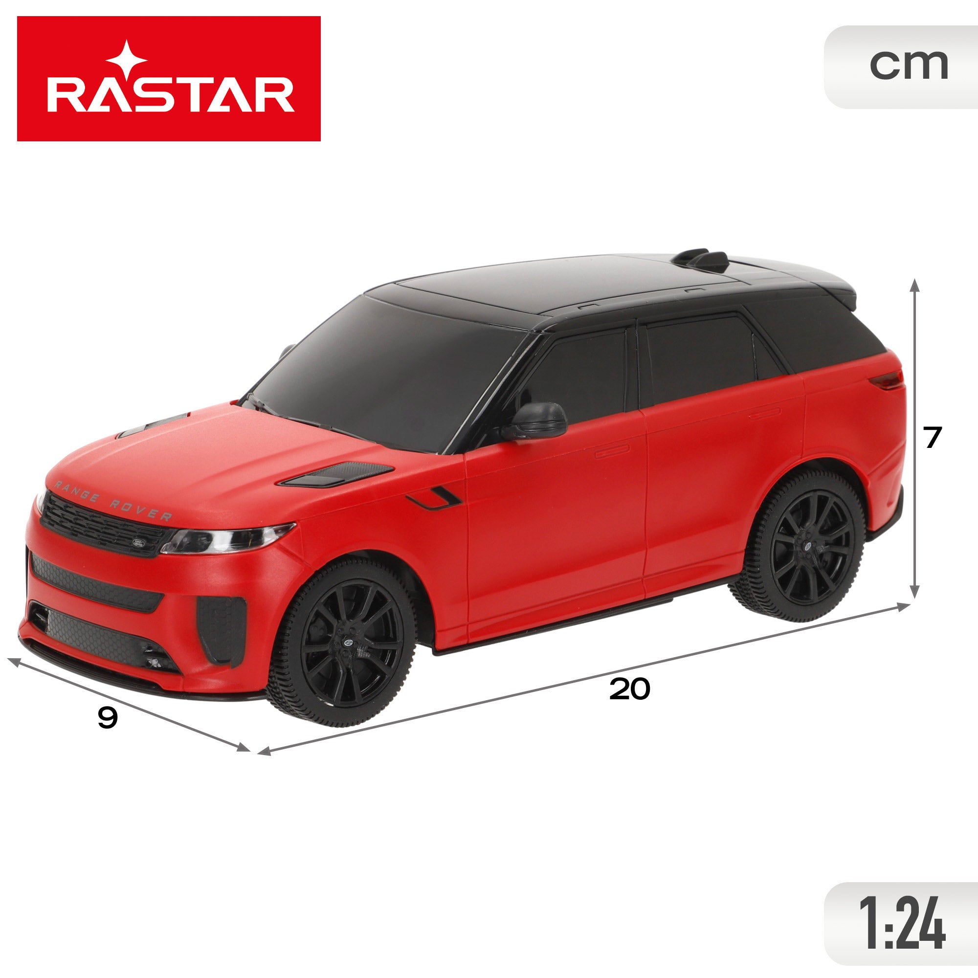 RASTAR Range Rover Sport SV 1:14 Carro Telecomandado com Portas que Abrem