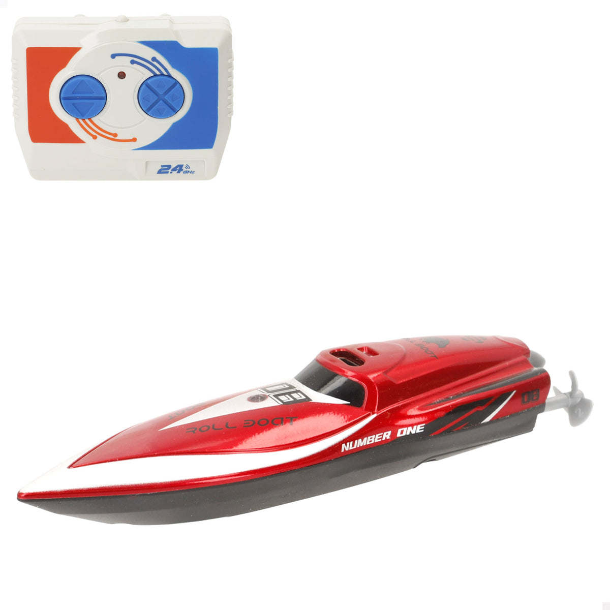 Barco de comando à distância vermelho + 4 anos Speed&Go