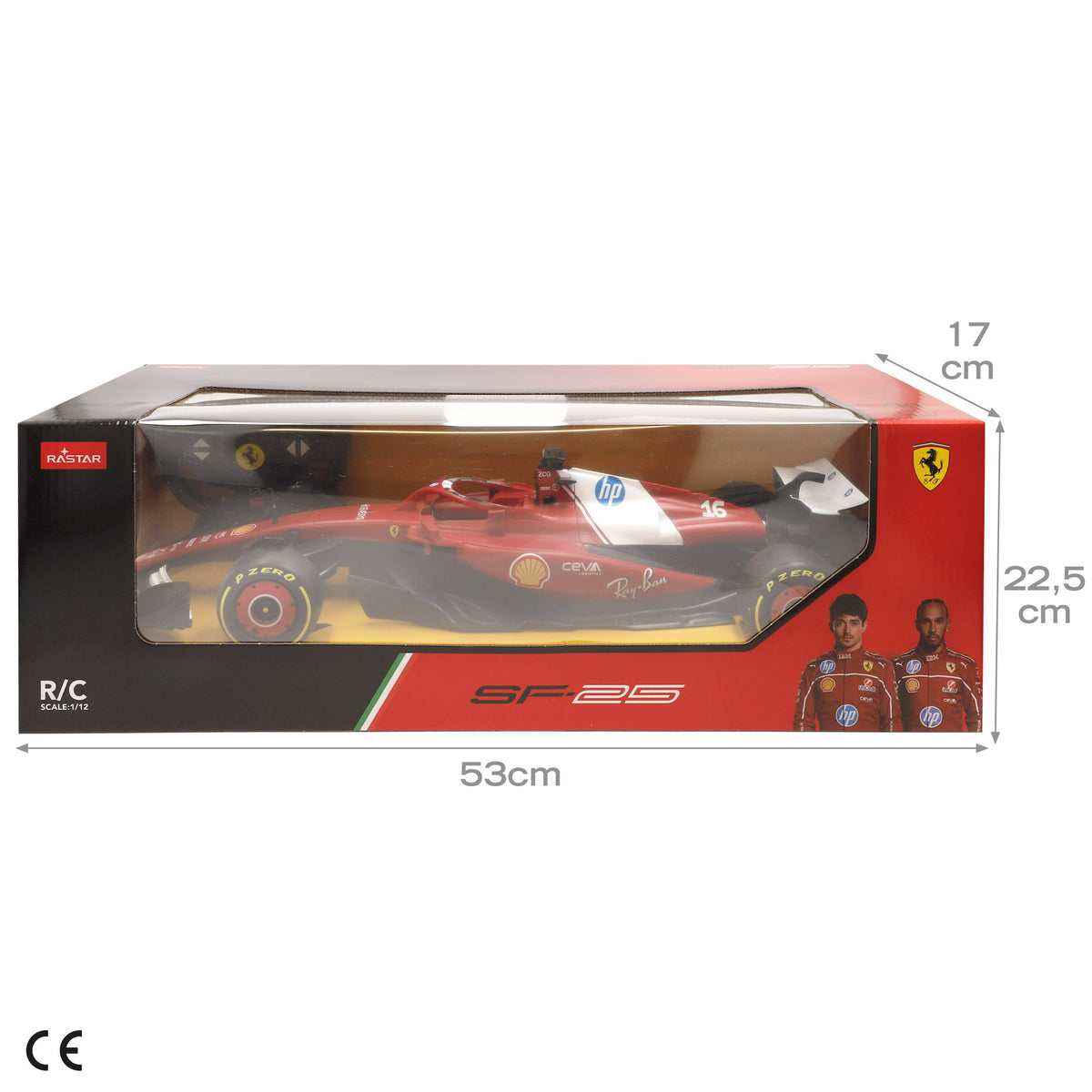 RASTAR Carro de controlo remoto Ferrari SF-25 1:12