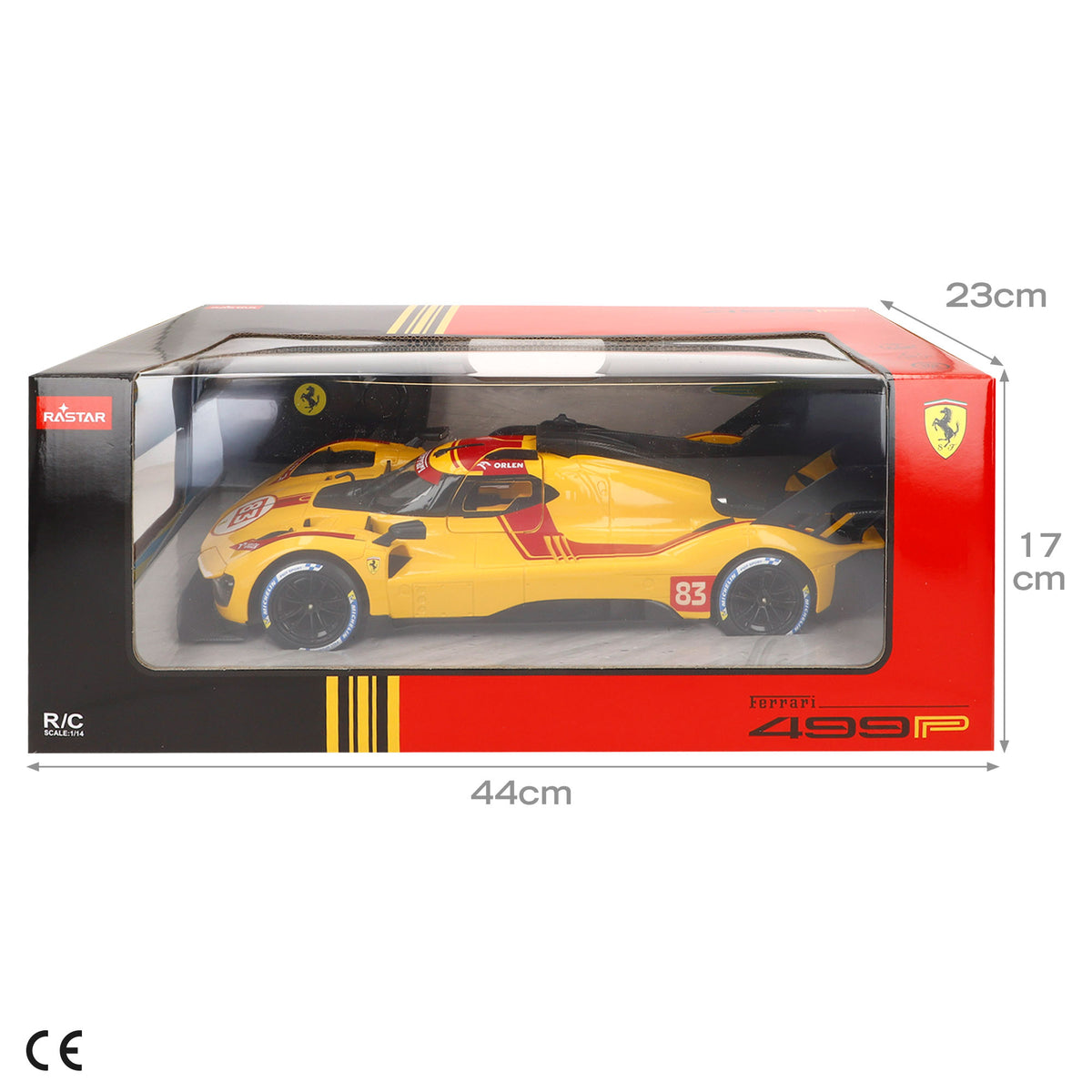 RASTAR Carro telecomandado Ferrari 499P n.º 83 1:14