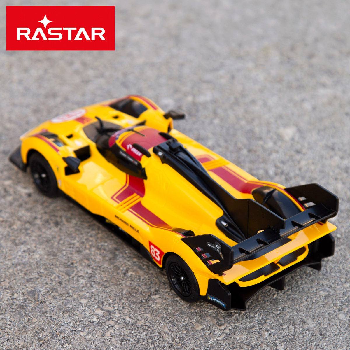 RASTAR Carro radiocontrolado Ferrari 499P n.º 83 1:24