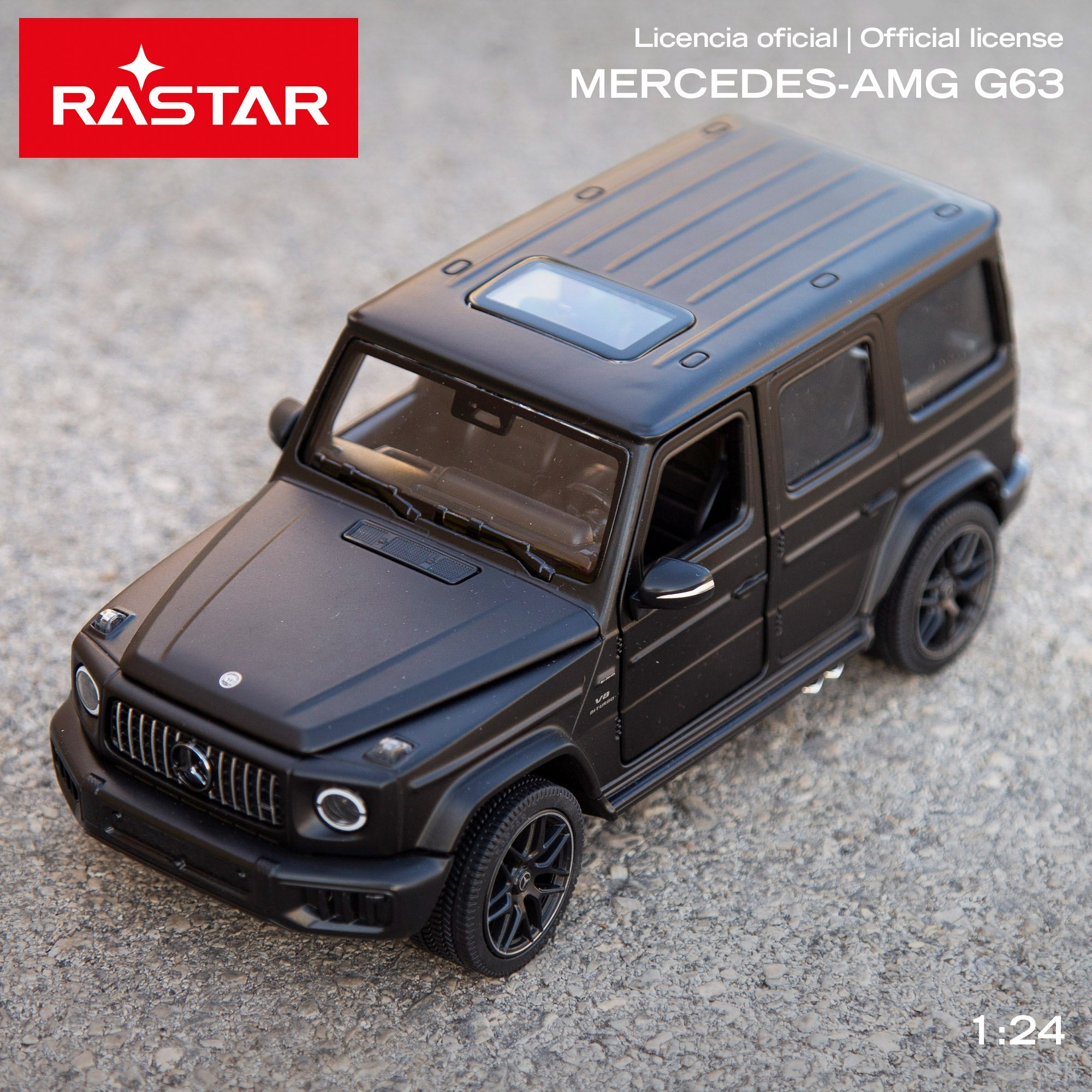 RASTAR Carro de metal Mercedes-AMG G-63 1:24