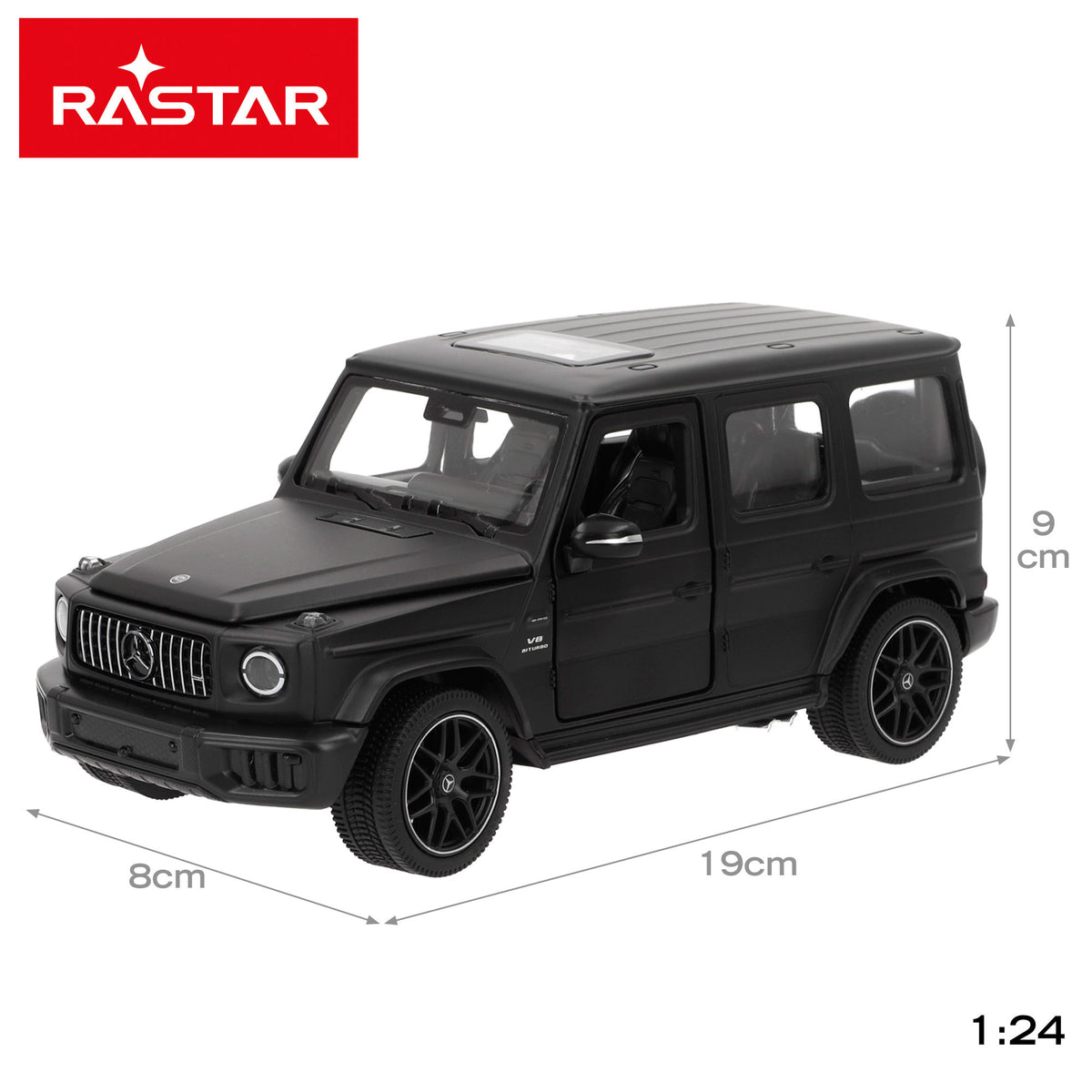 RASTAR Carro de metal Mercedes-AMG G-63 1:24