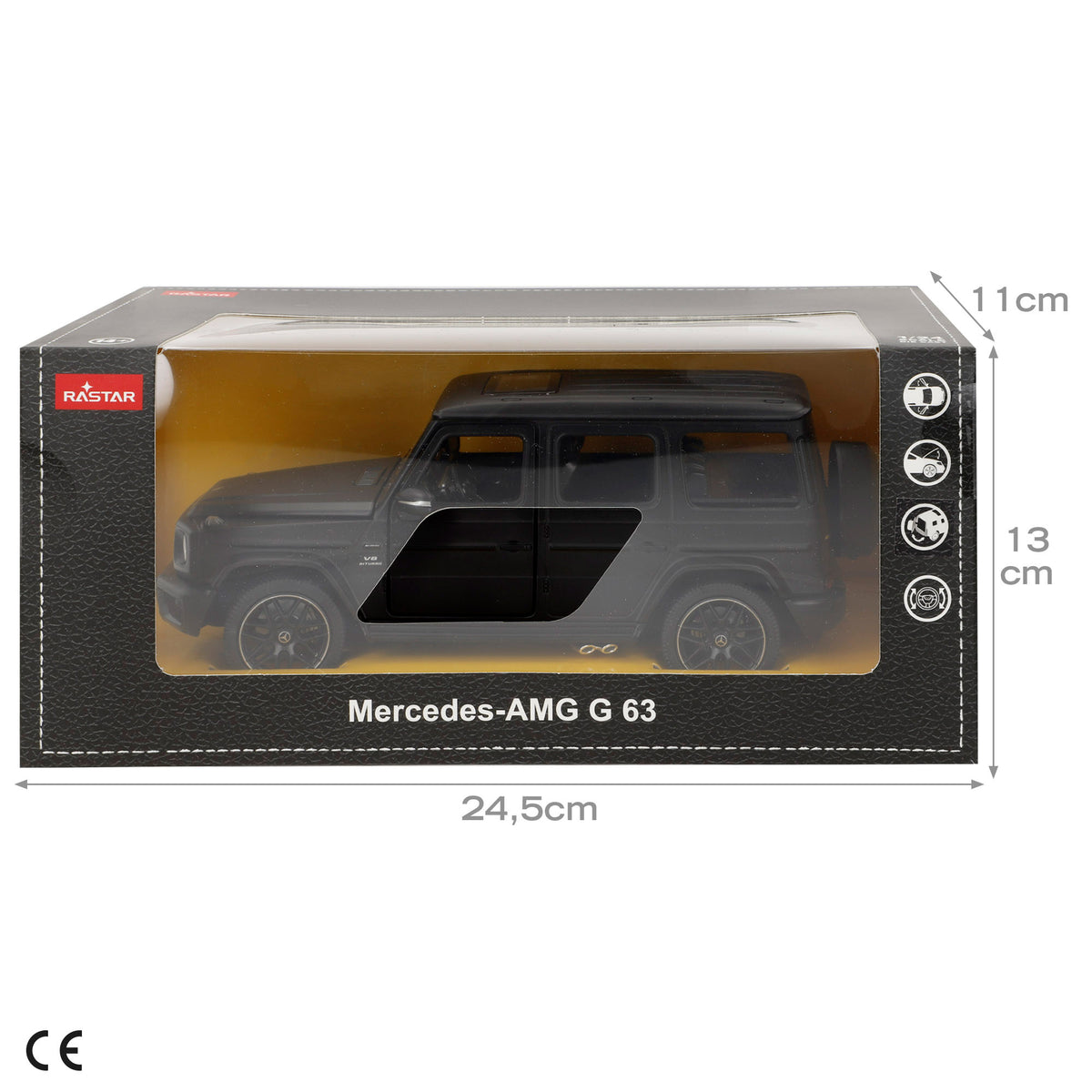 RASTAR Carro de metal Mercedes-AMG G-63 1:24