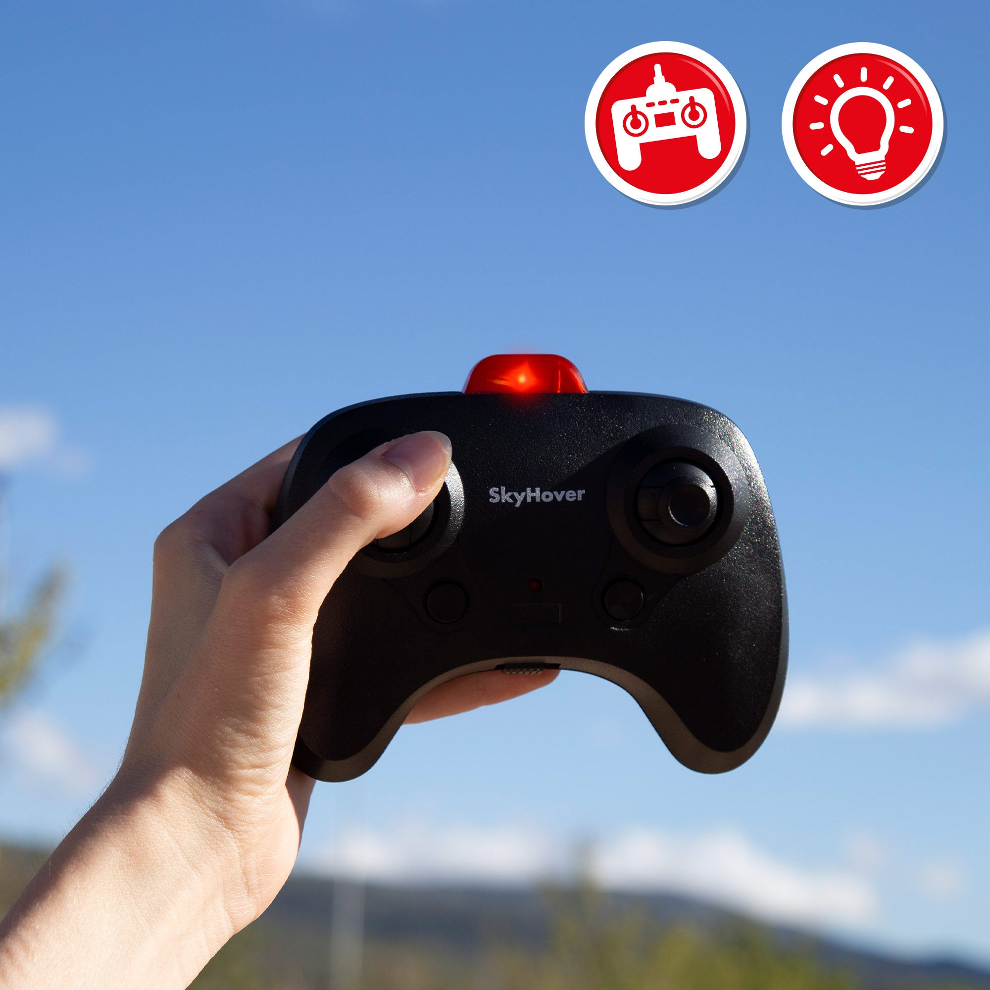 Helicóptero telecomandado com velocidade de 360º e função Go