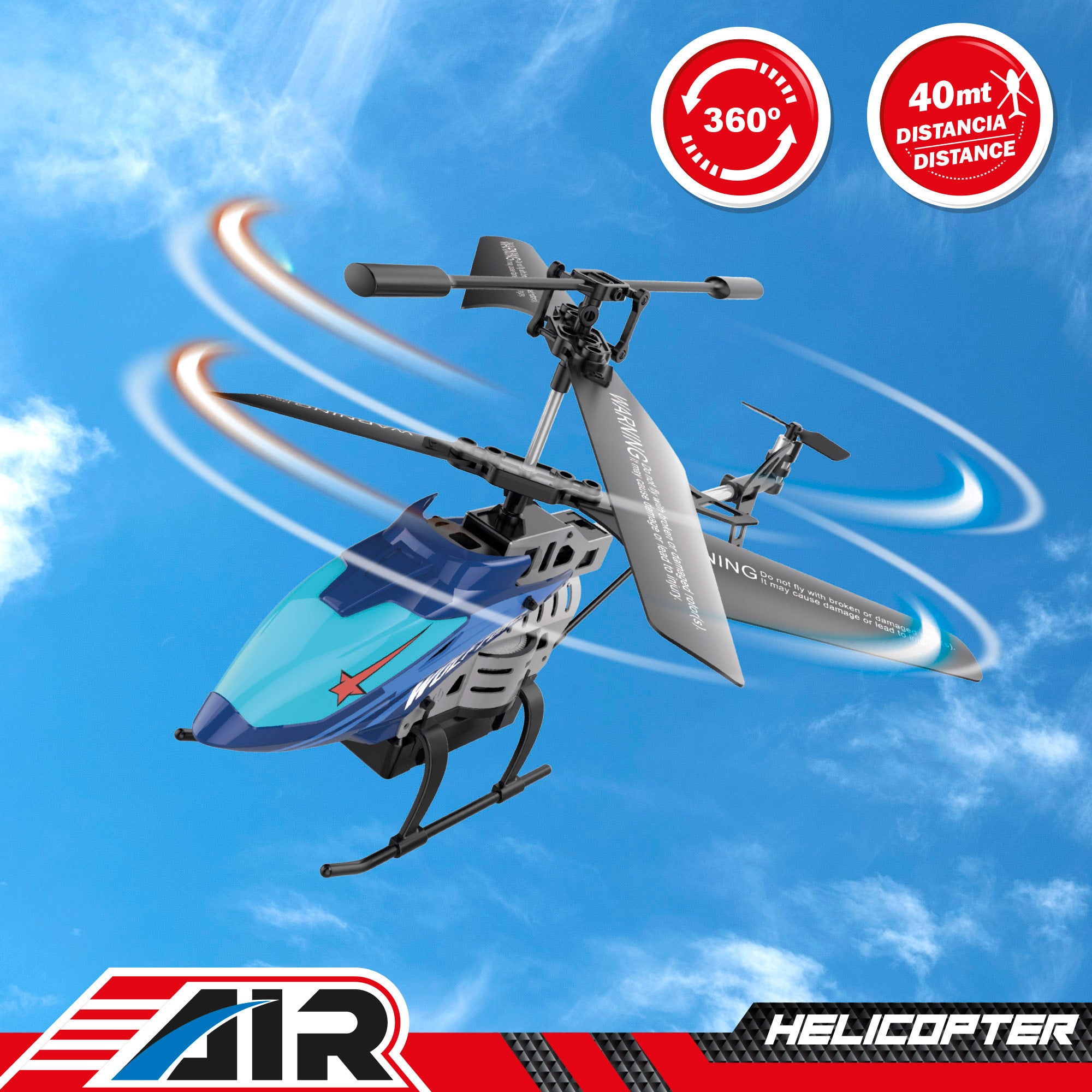 Conjunto de helicópteros telecomandados Speed ​​​​&amp; Go 360°