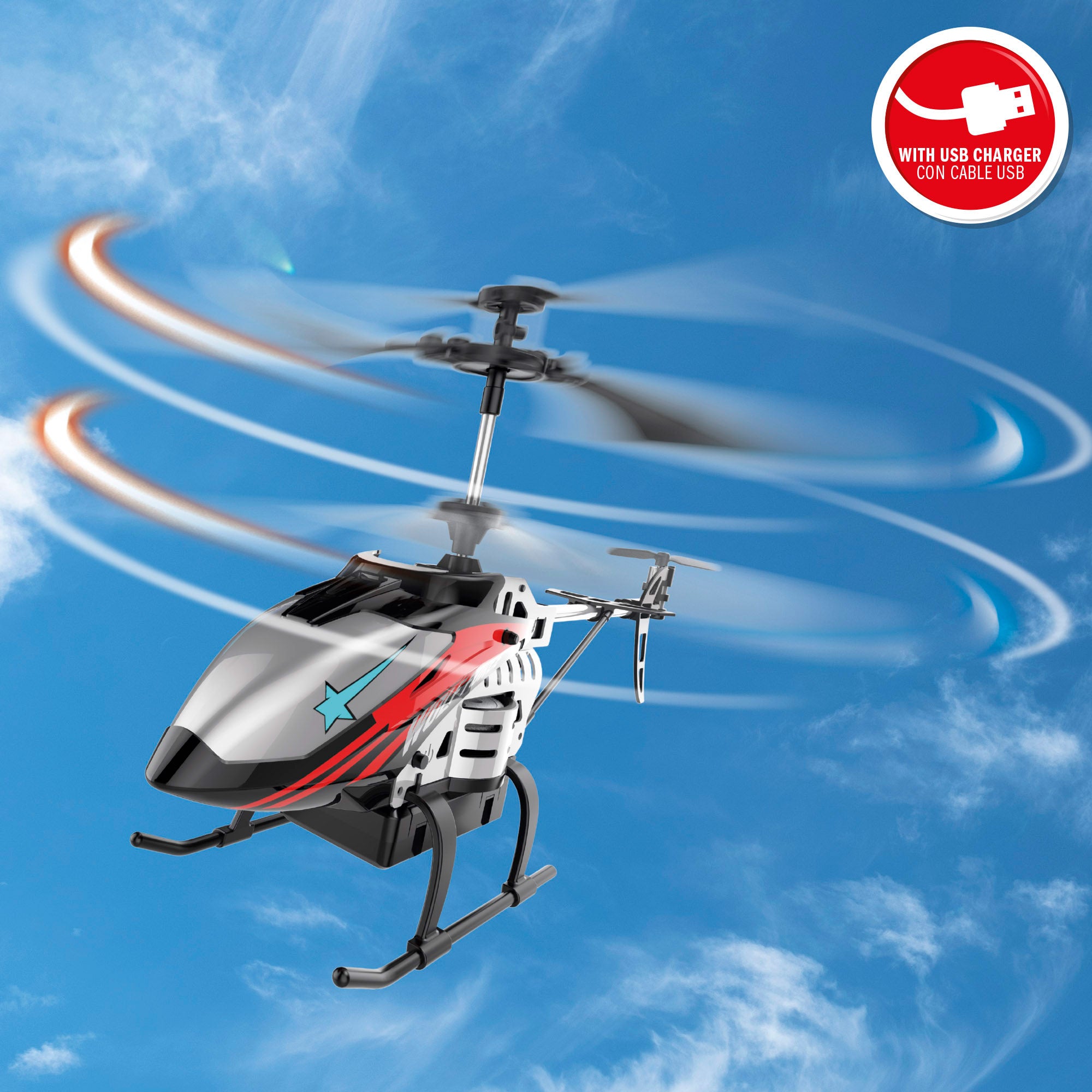 Conjunto de helicópteros telecomandados Speed ​​​​&amp; Go 360°