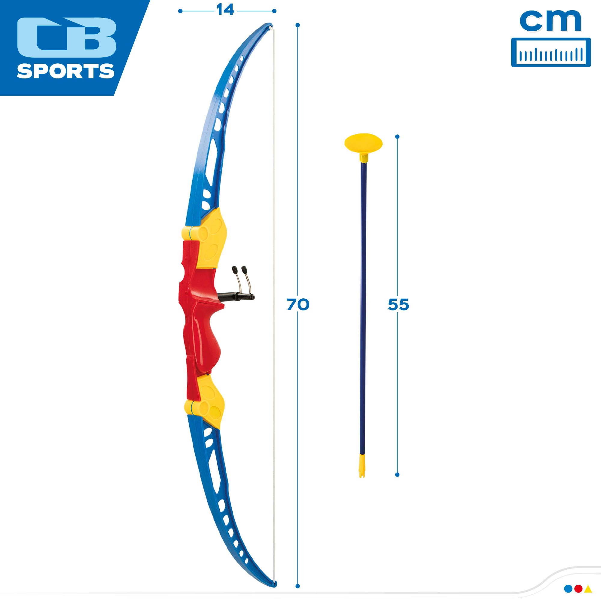 Conjunto de arco e flecha 70 cm CB Toys