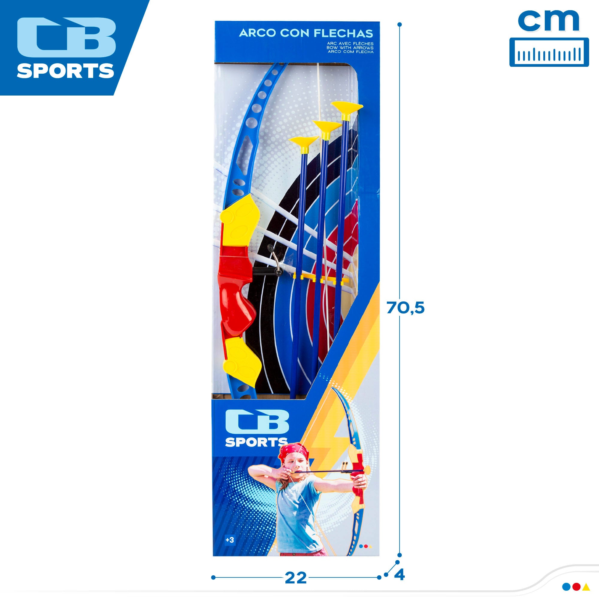 Conjunto de arco e flecha 70 cm CB Toys