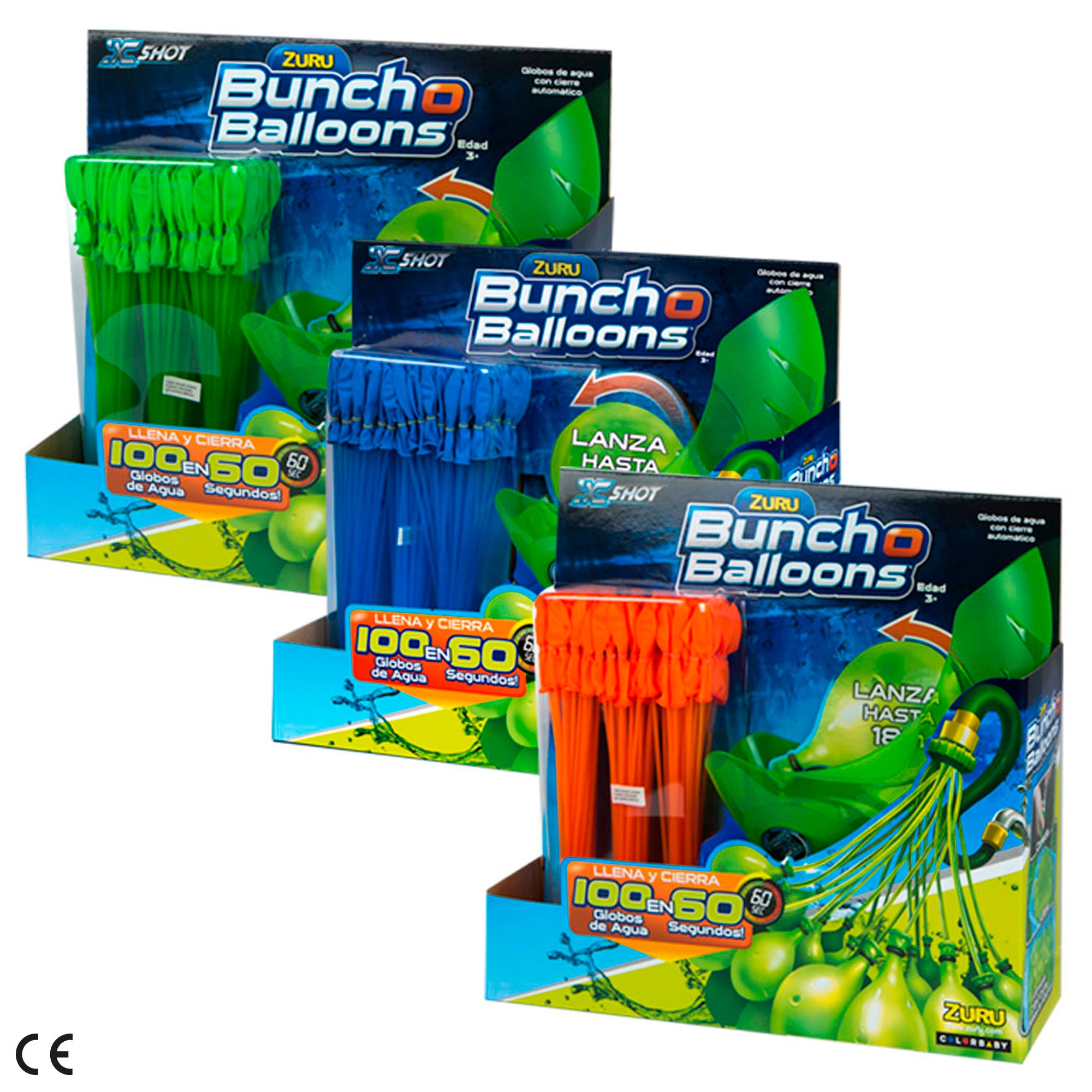 Conjunto de balões Bunch O Balloons com lançador e 105 balões.