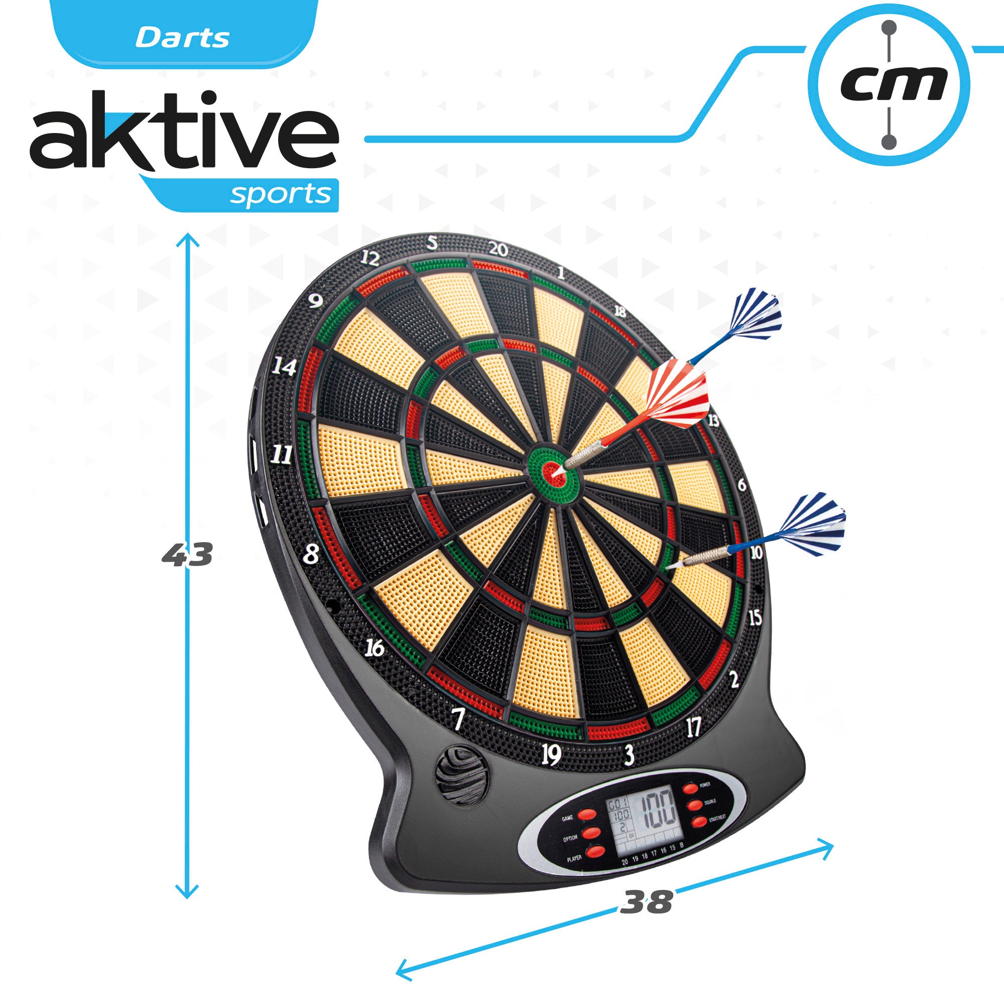 Alvo eletrónico multijogos Aktive Sports