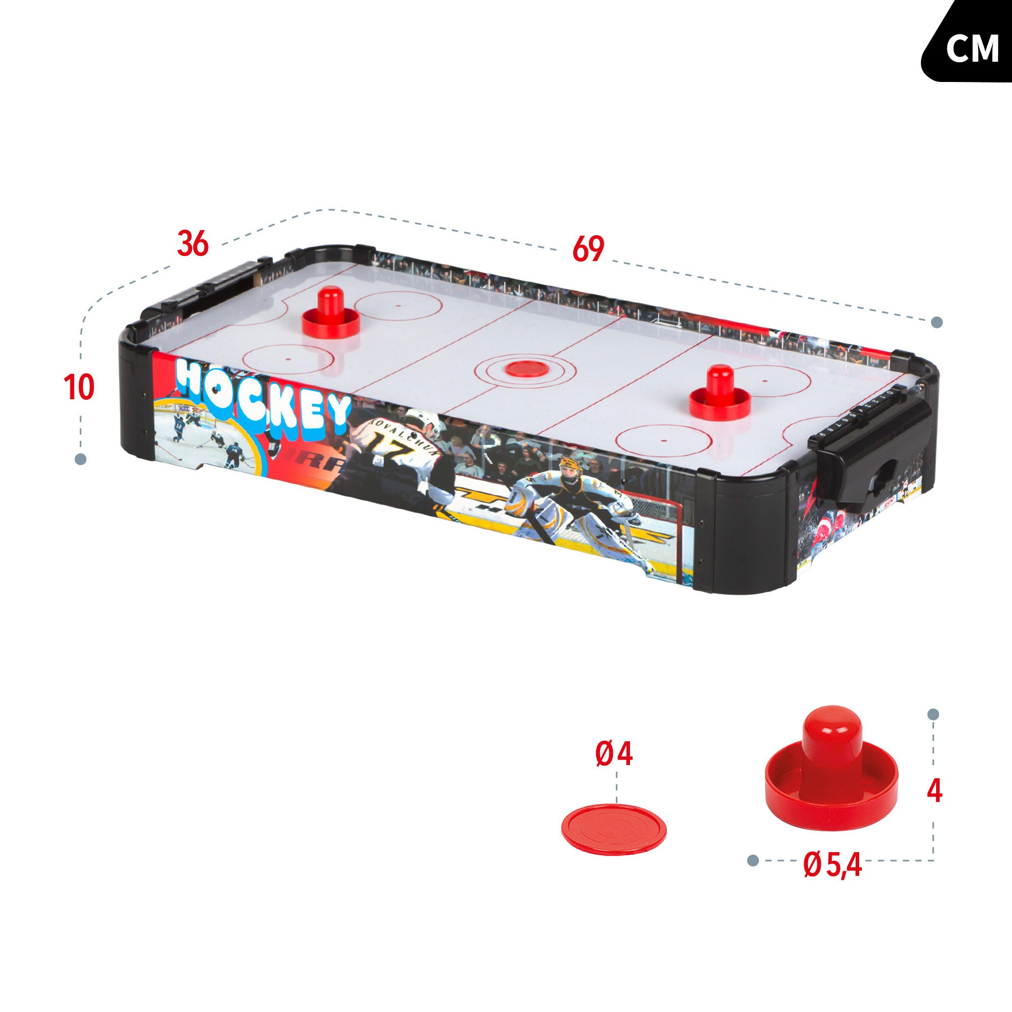 Jogo de air hockey de mesa da CB Games