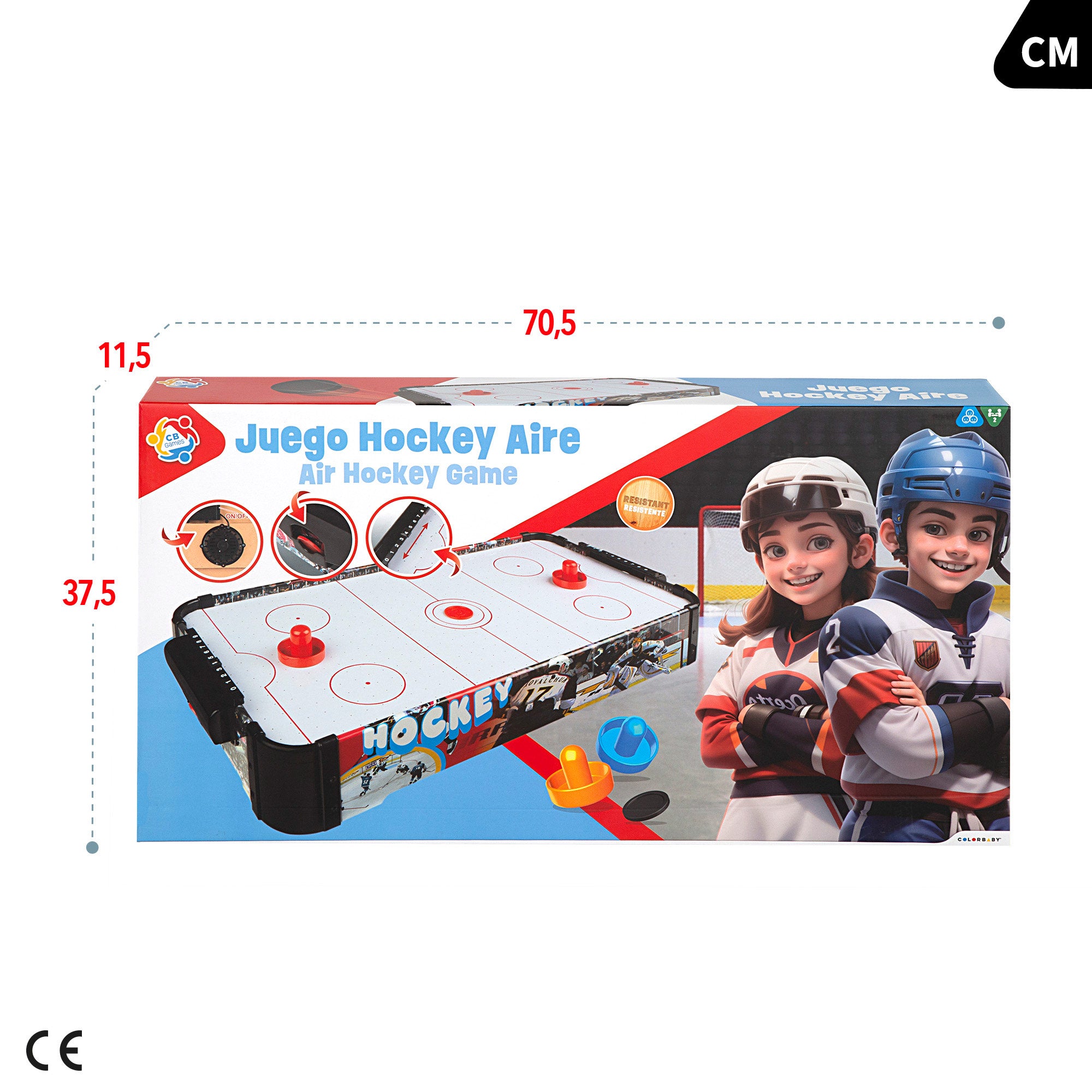 Jogo de air hockey de mesa da CB Games