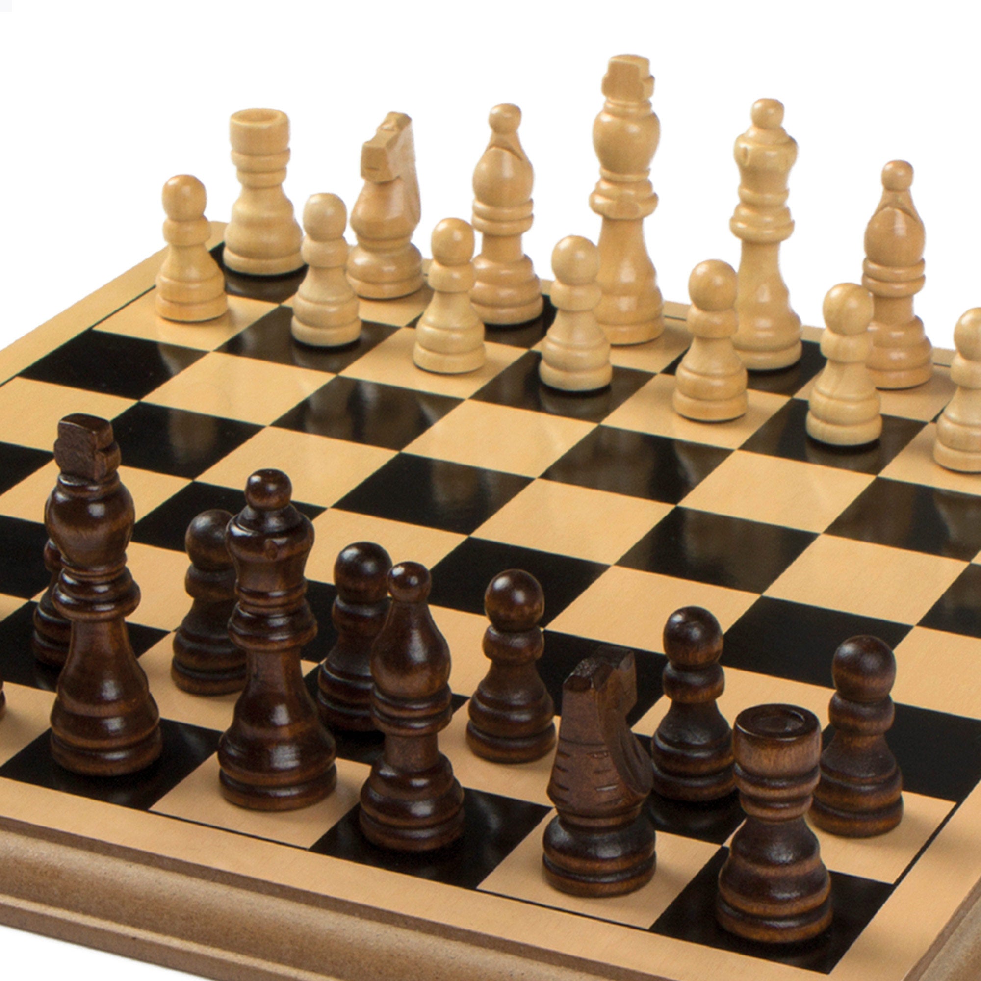 Conjunto de Xadrez em Madeira CB Games