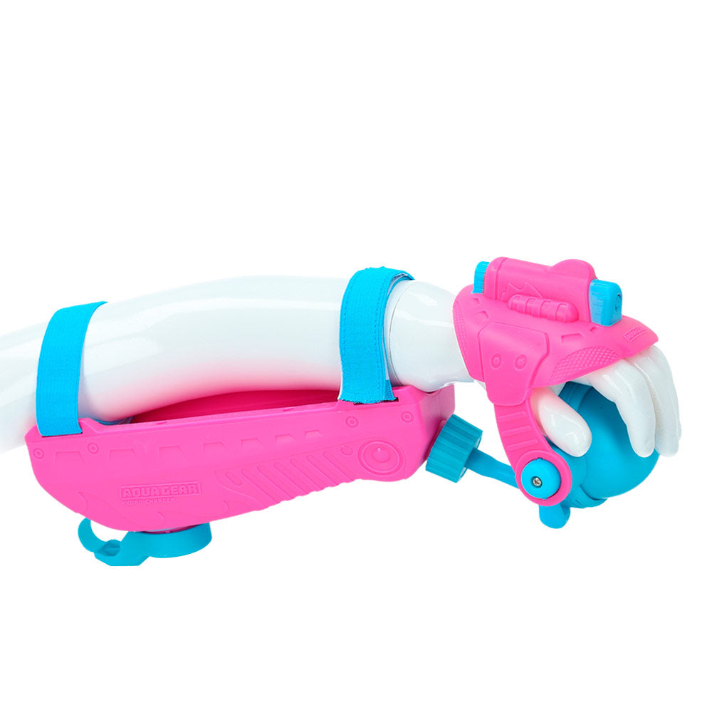 Lançador de água Aqua Gear rosa e azul