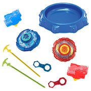 Conjunto Infinity Nado Arena Stadium, Lançadores e Piões Super Whisker vs Blade