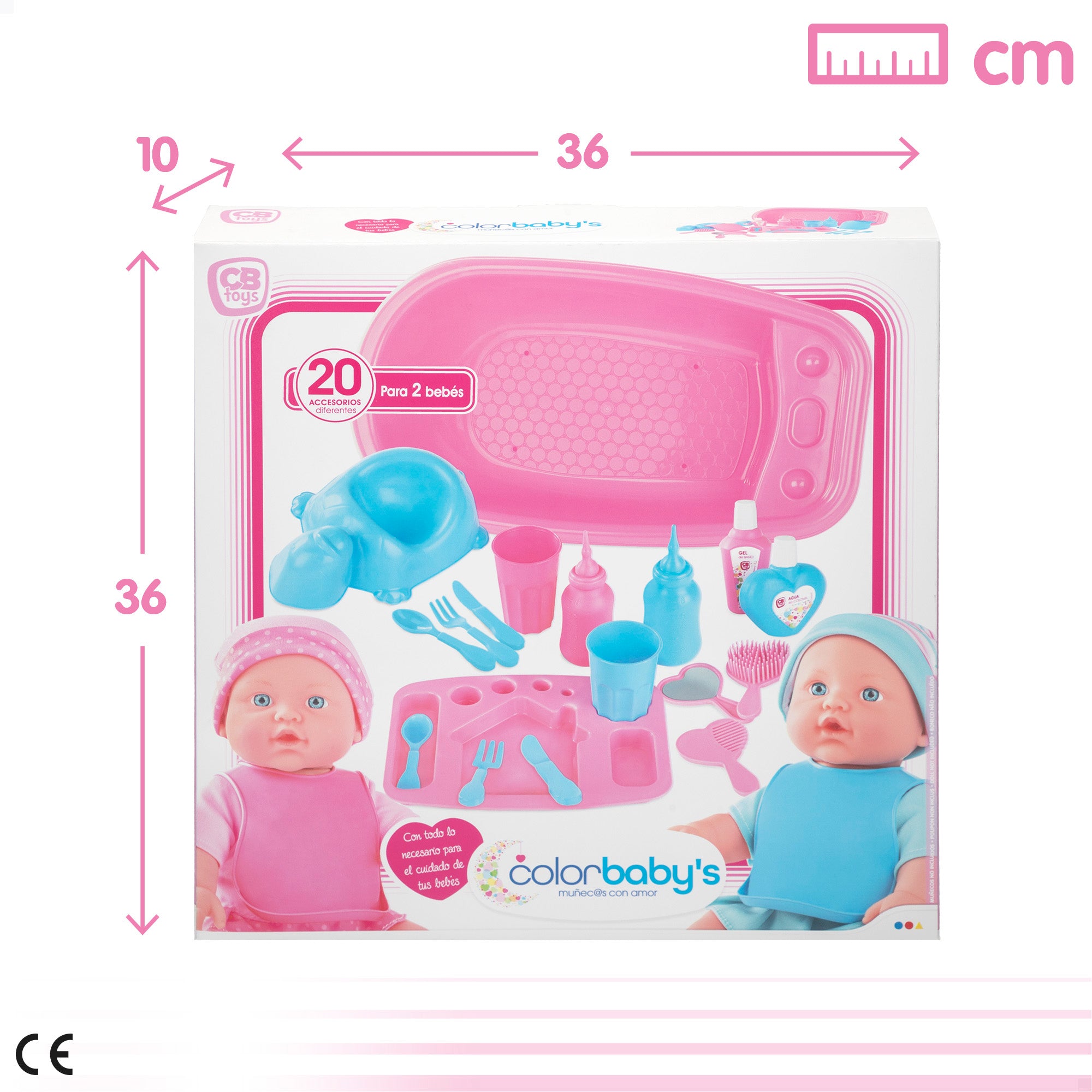Acessórios para bebé da Colorbaby com banheira