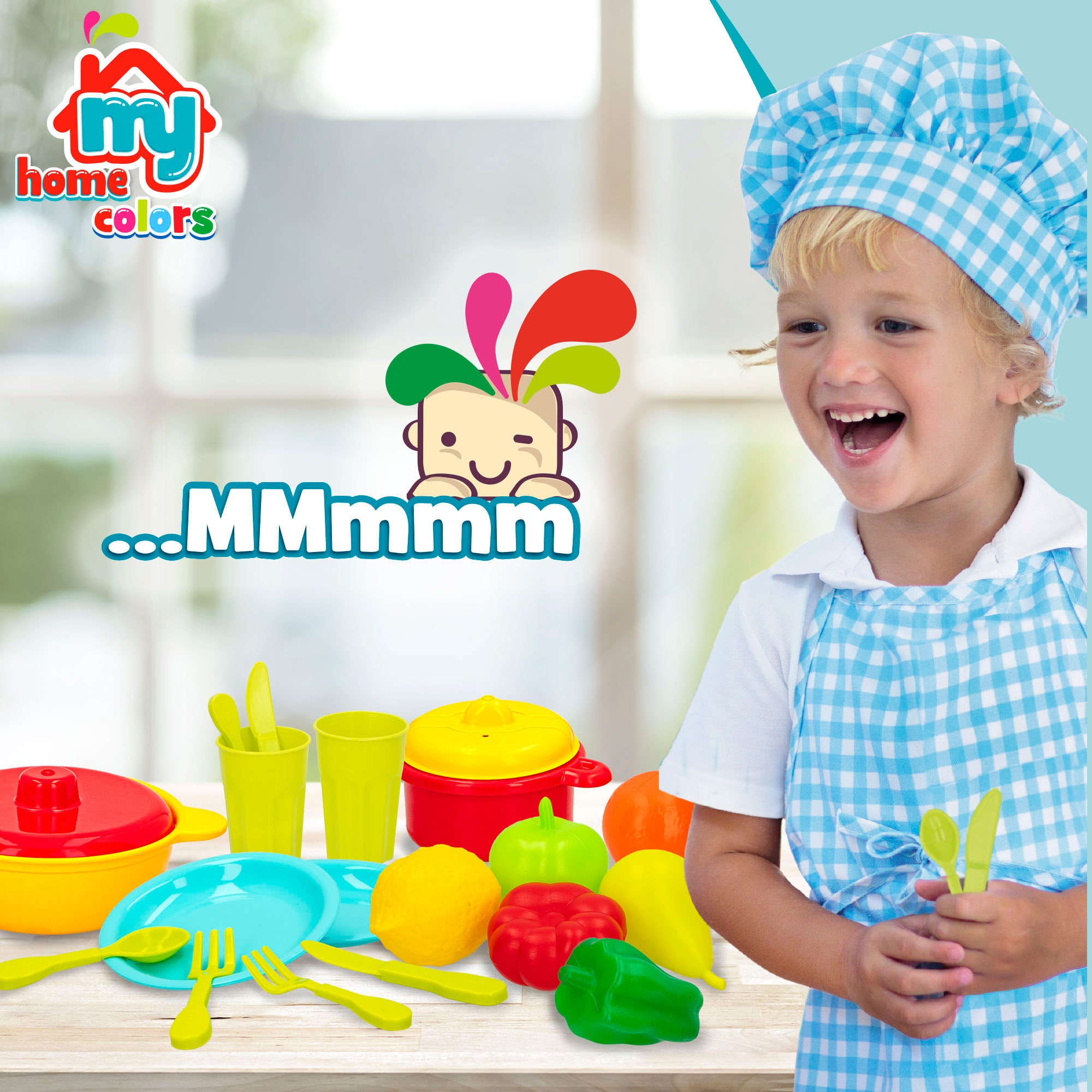 Conjunto de Cozinha e Alimentação My Home Colors