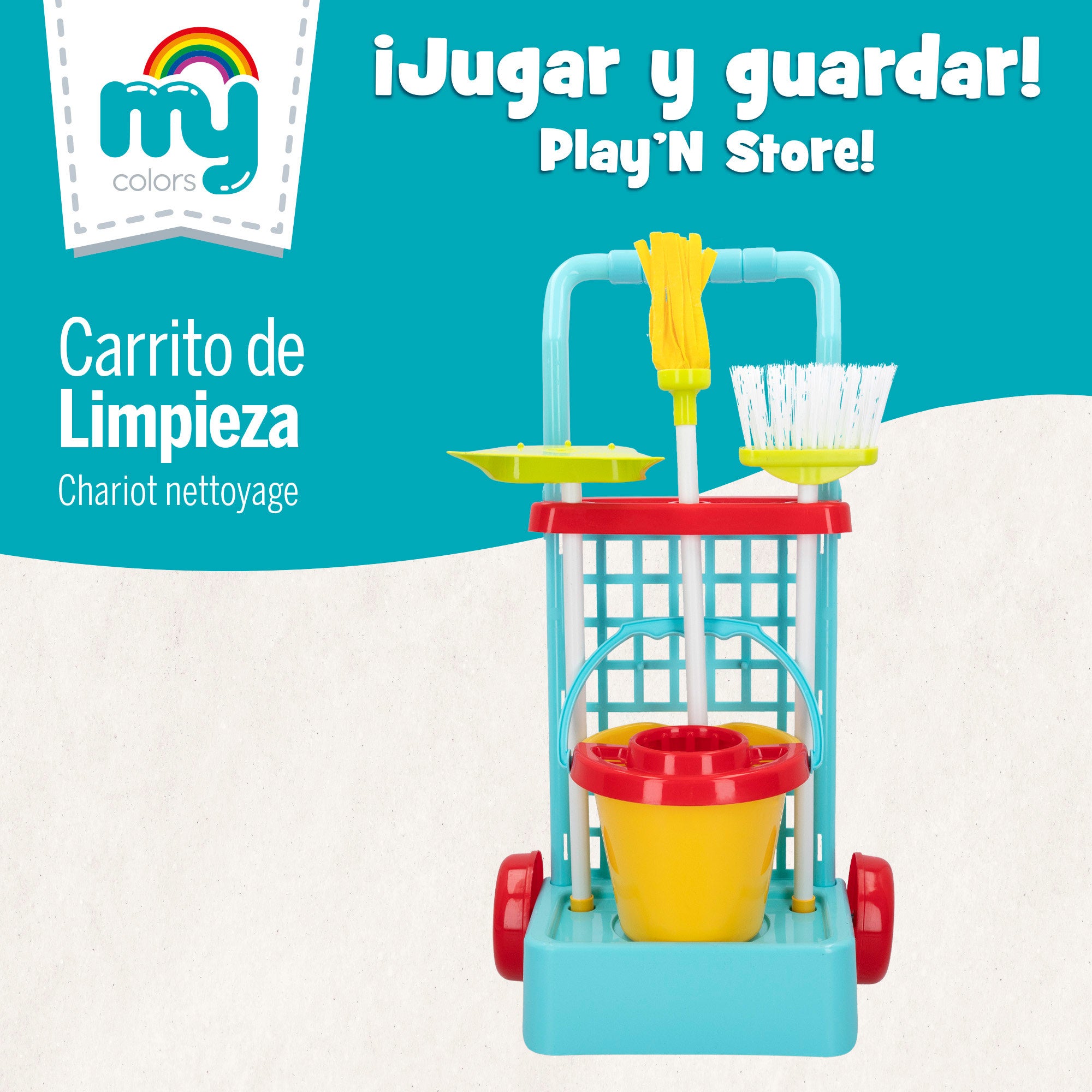 Carrinho de limpeza My Home Colors